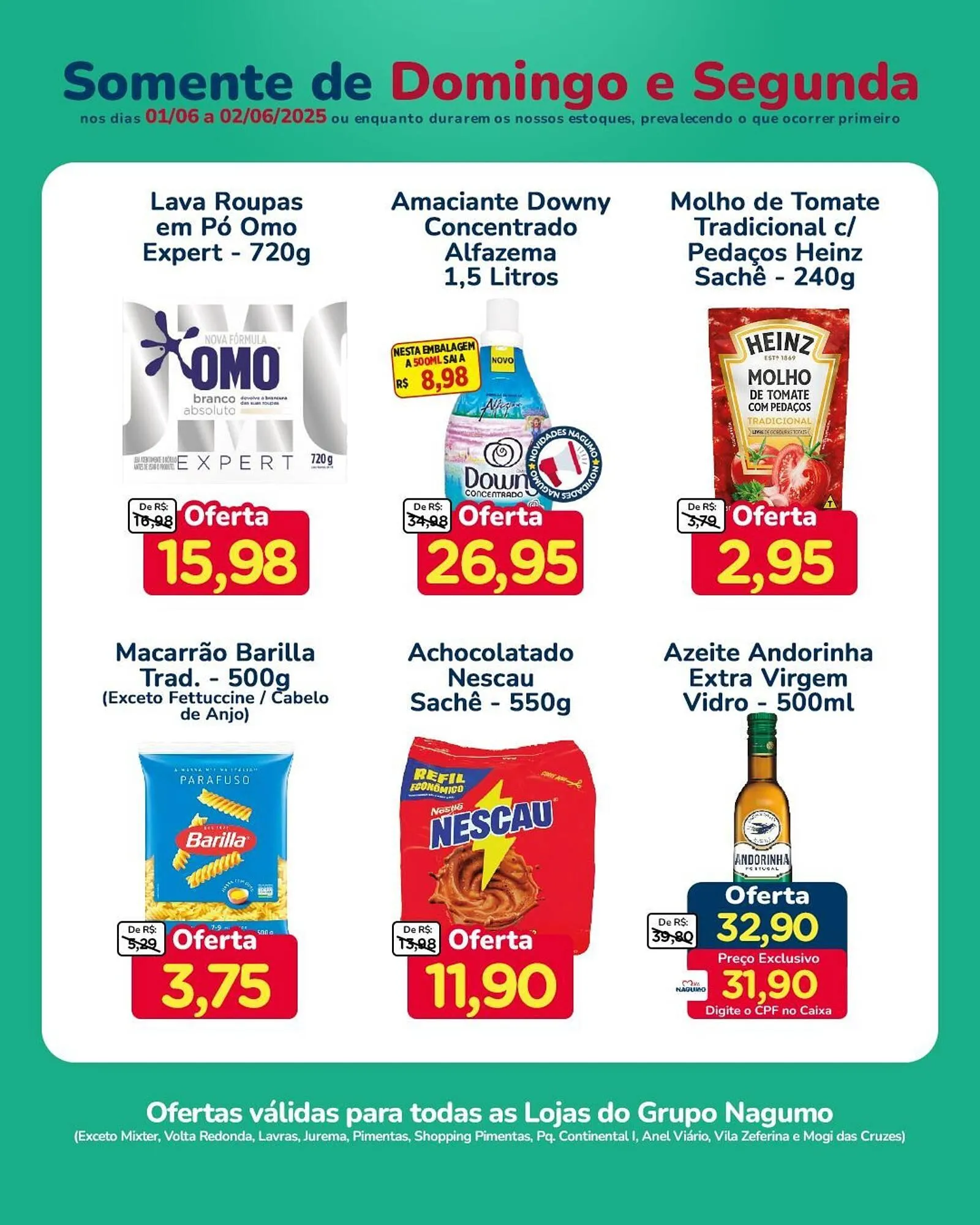 Encarte de Catálogo Nagumo 1 de junho até 2 de setembro 2025 - Pagina 2
