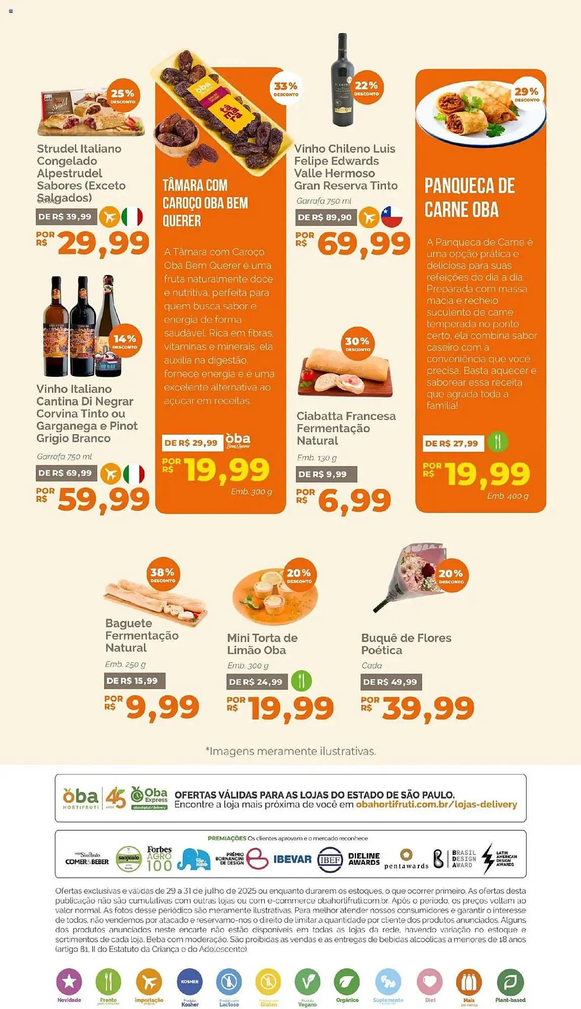 Encarte de Catálogo Oba Hortifruti 29 de julho até 1 de agosto 2025 - Pagina 6