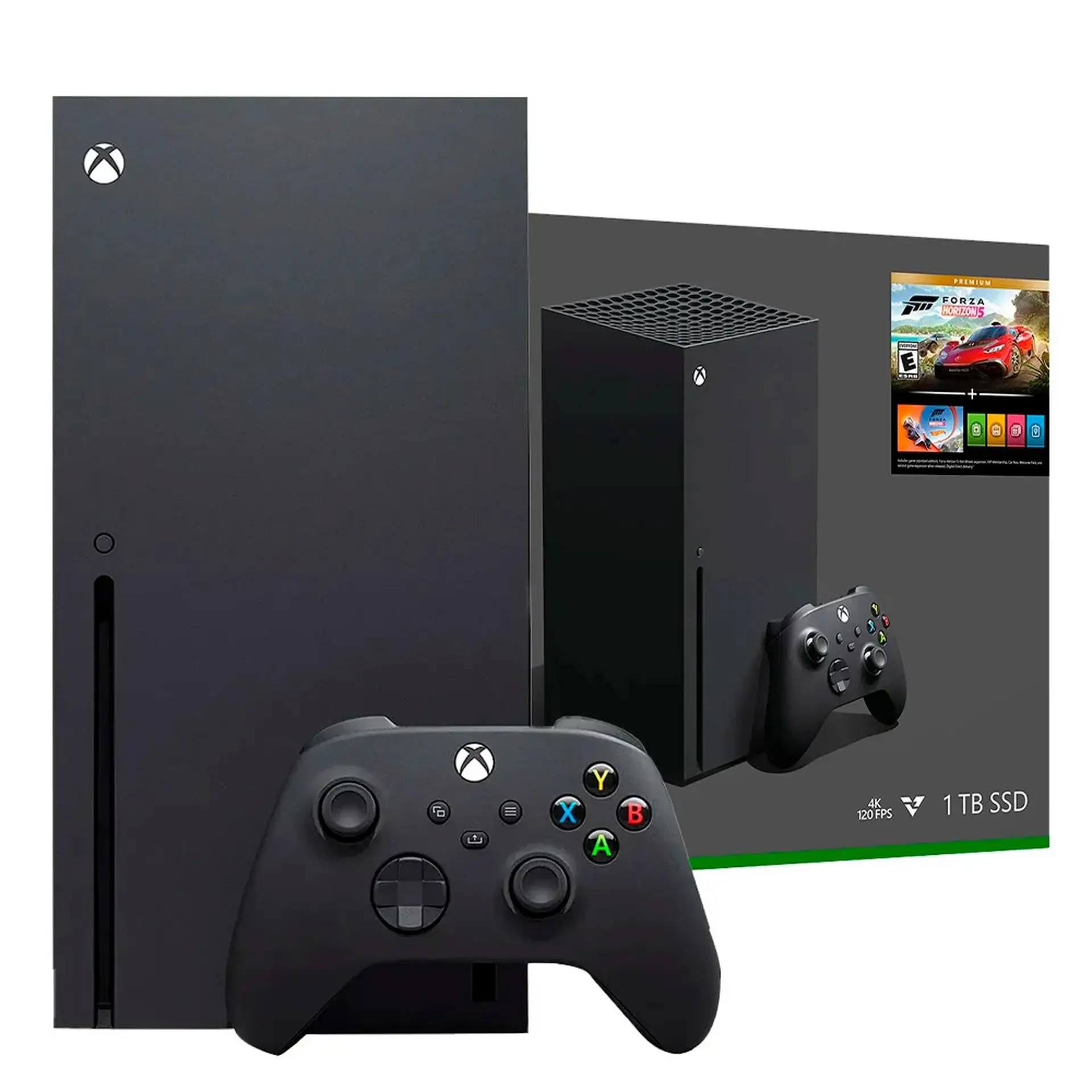 Console Xbox Series X Forza Horizon 5 Premium 1TB Controle Sem Fio RRT-00057 - Preto - Bivolt