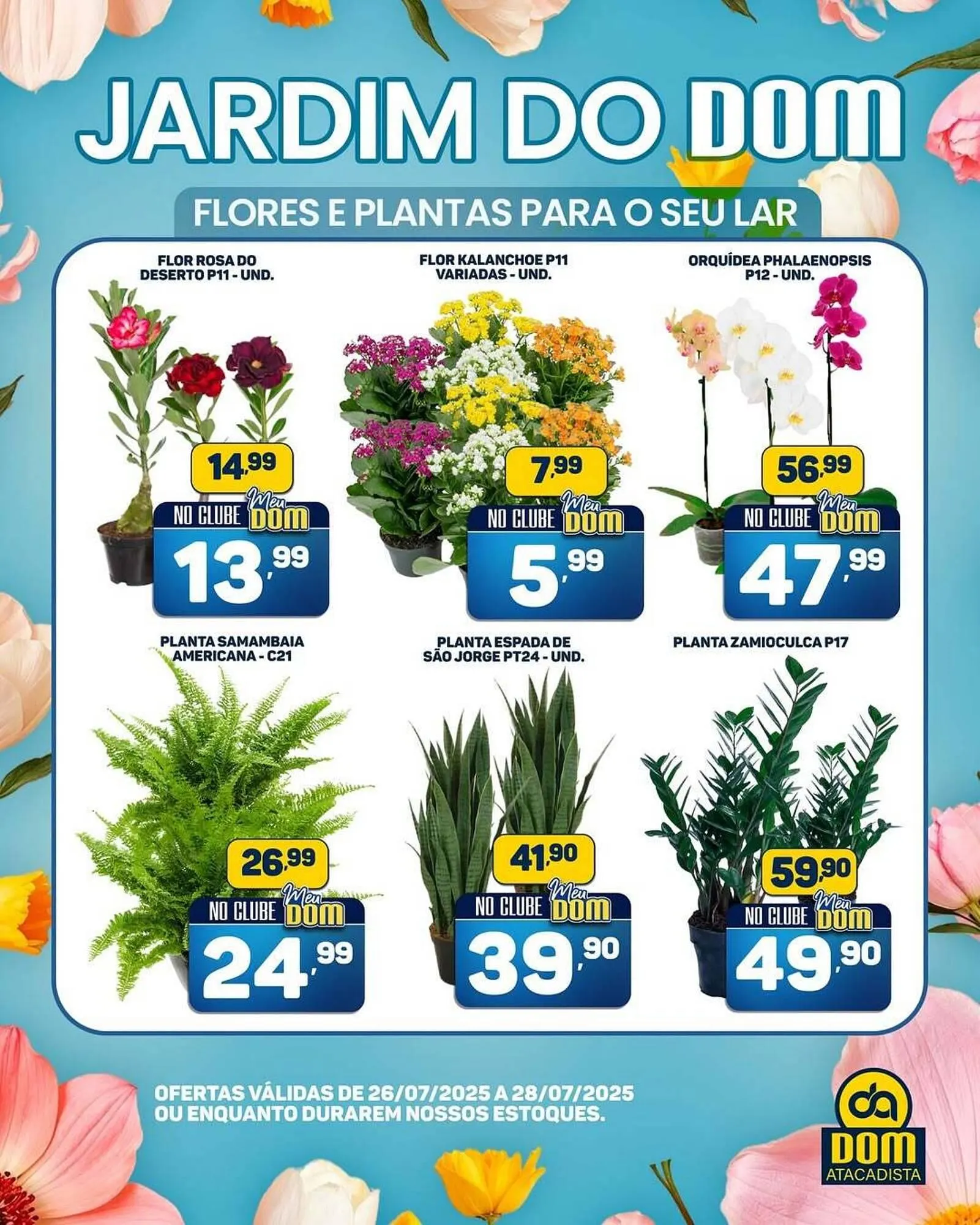 Encarte de Catálogo Dom Atacadista 26 de julho até 28 de julho 2025 - Pagina 1
