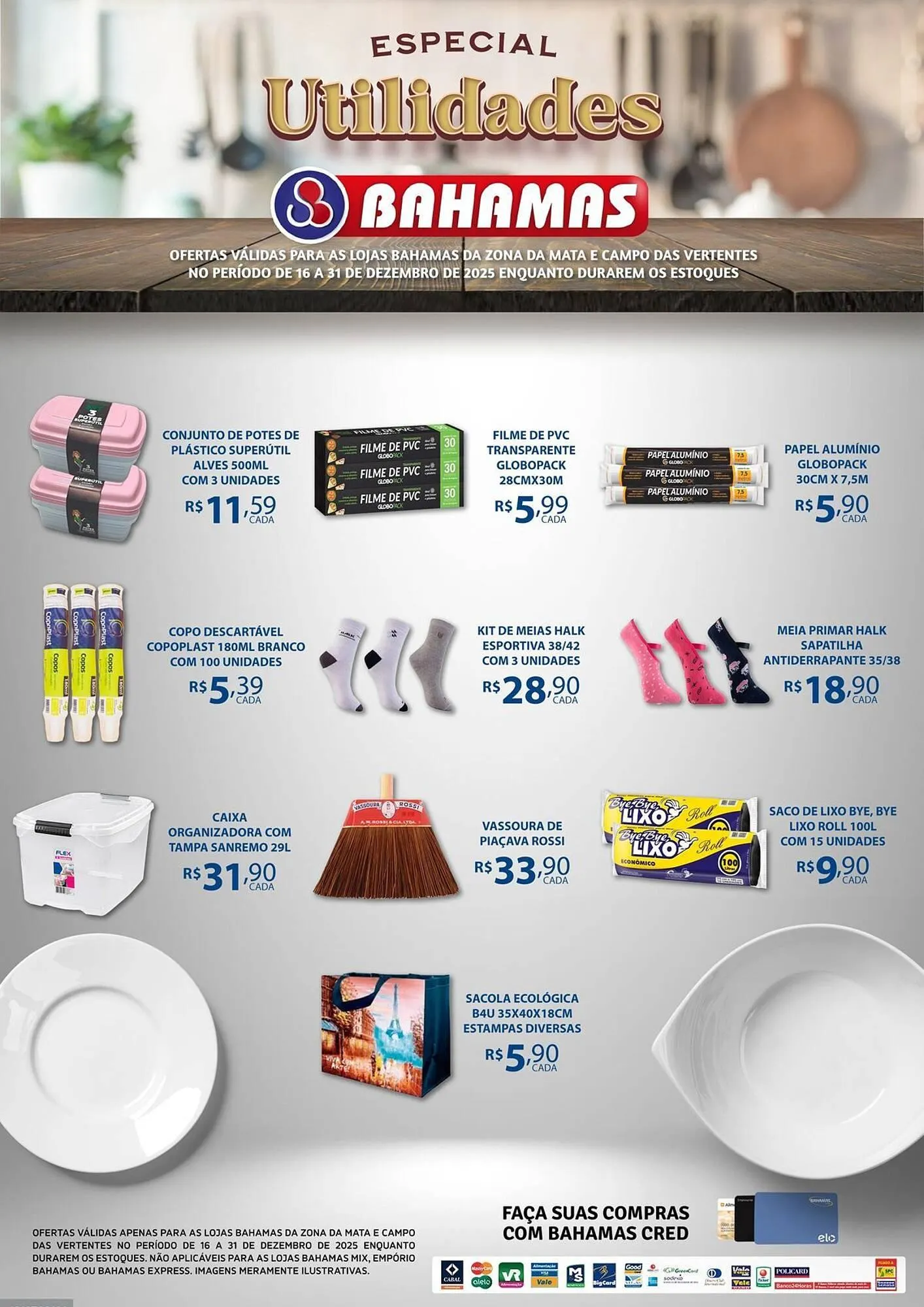 Encarte de Catálogo Bahamas Supermercados 16 de dezembro até 31 de dezembro 2025 - Pagina 2