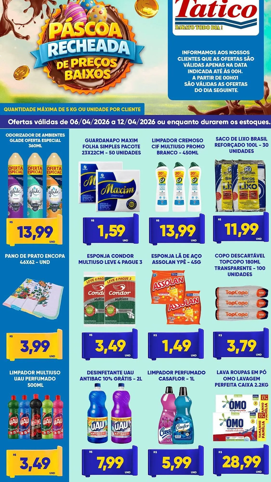 Encarte de Tabloide Tatico 6 de abril até 12 de abril 2026 - Pagina 8