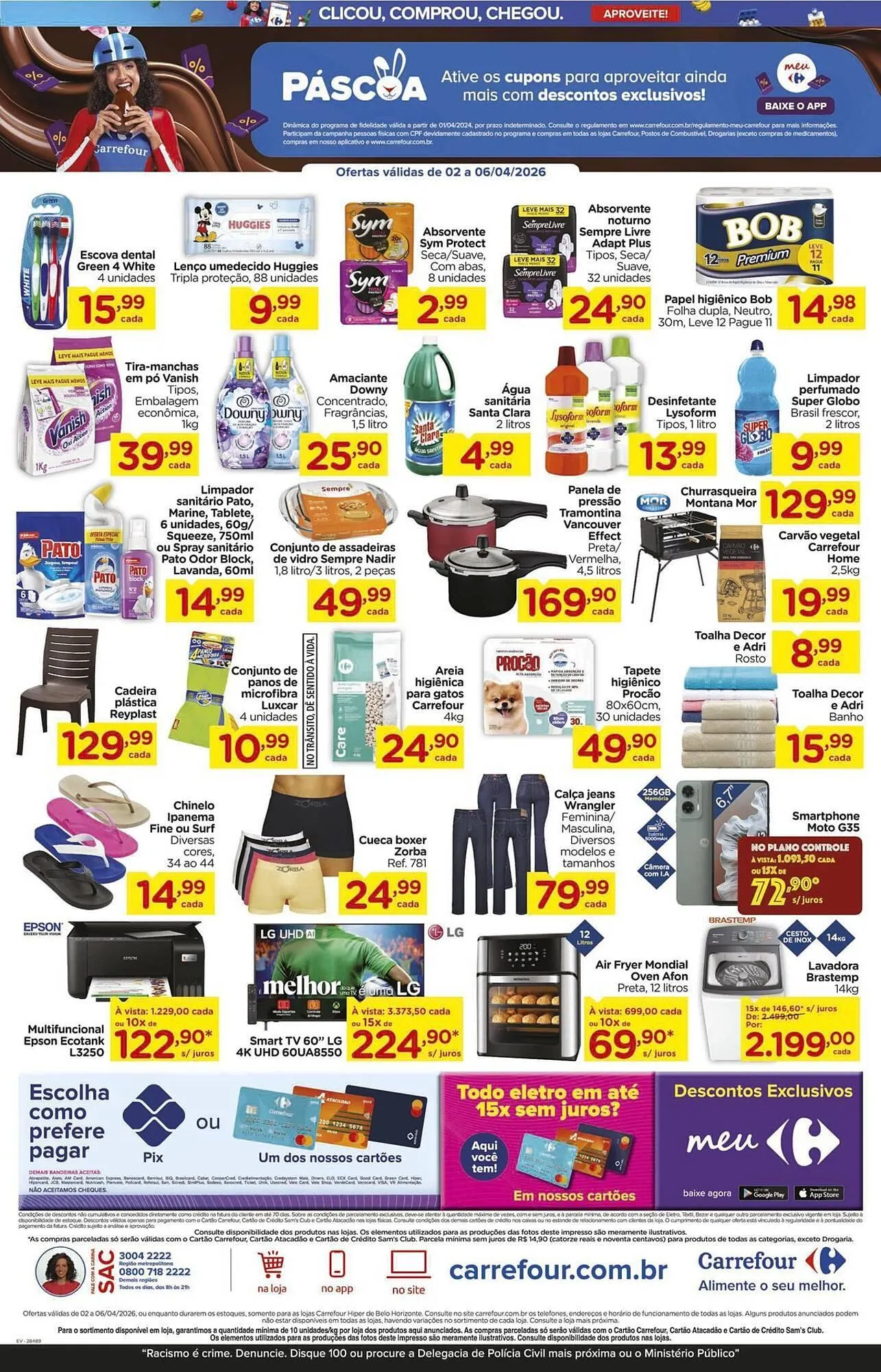 Encarte de Folheto Carrefour 2 de abril até 6 de abril 2026 - Pagina 3