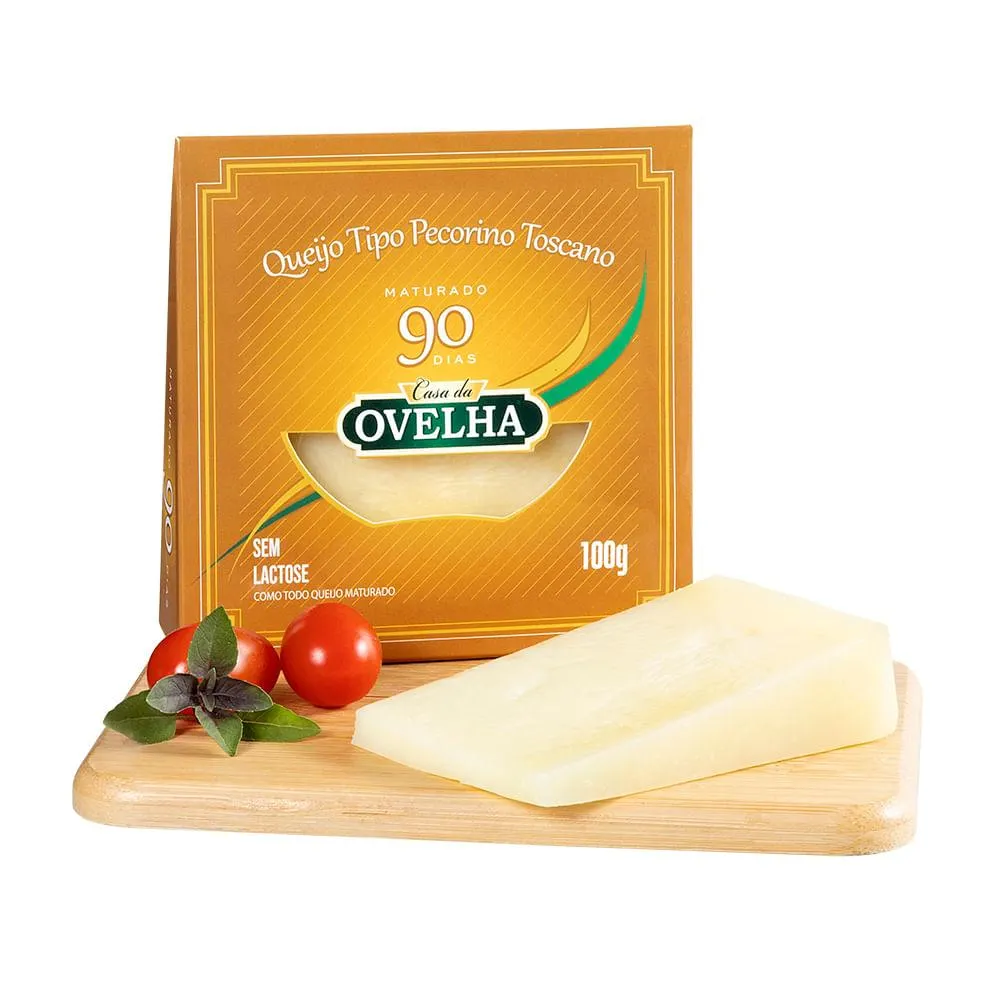 Queijo Pecorino Sem Lactose Casa Da Ovelha 100 G | Oba Hortifruti