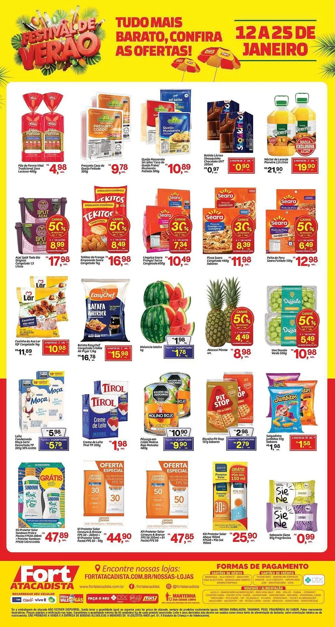 Encarte de Tabloide Fort Atacadista 12 de janeiro até 25 de janeiro 2026 - Pagina 2