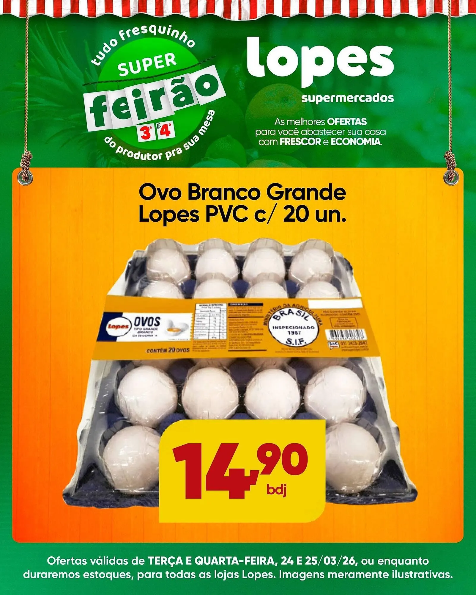 Encarte de Folheto Lopes Supermercados 24 de março até 25 de março 2026 - Pagina 4