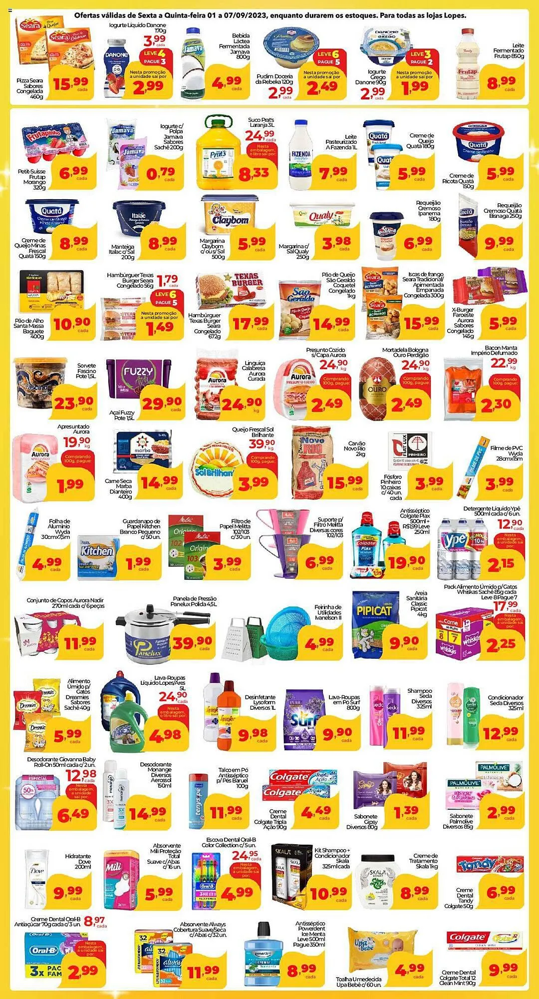 Encarte de Catálogo Lopes Supermercados 6 de setembro até 7 de setembro 2023 - Pagina 3