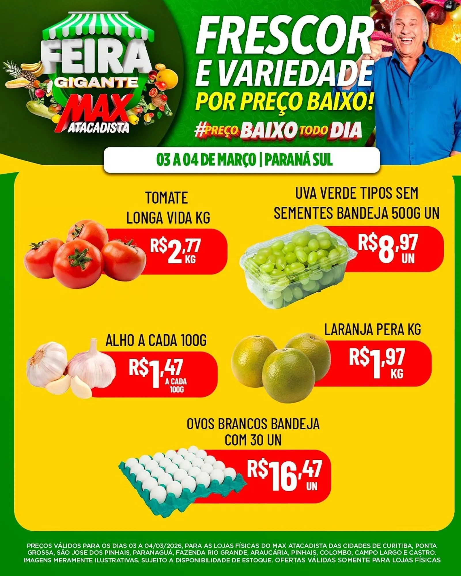 Encarte de Encarte Max Atacadista 3 de março até 4 de março 2026 - Pagina 1