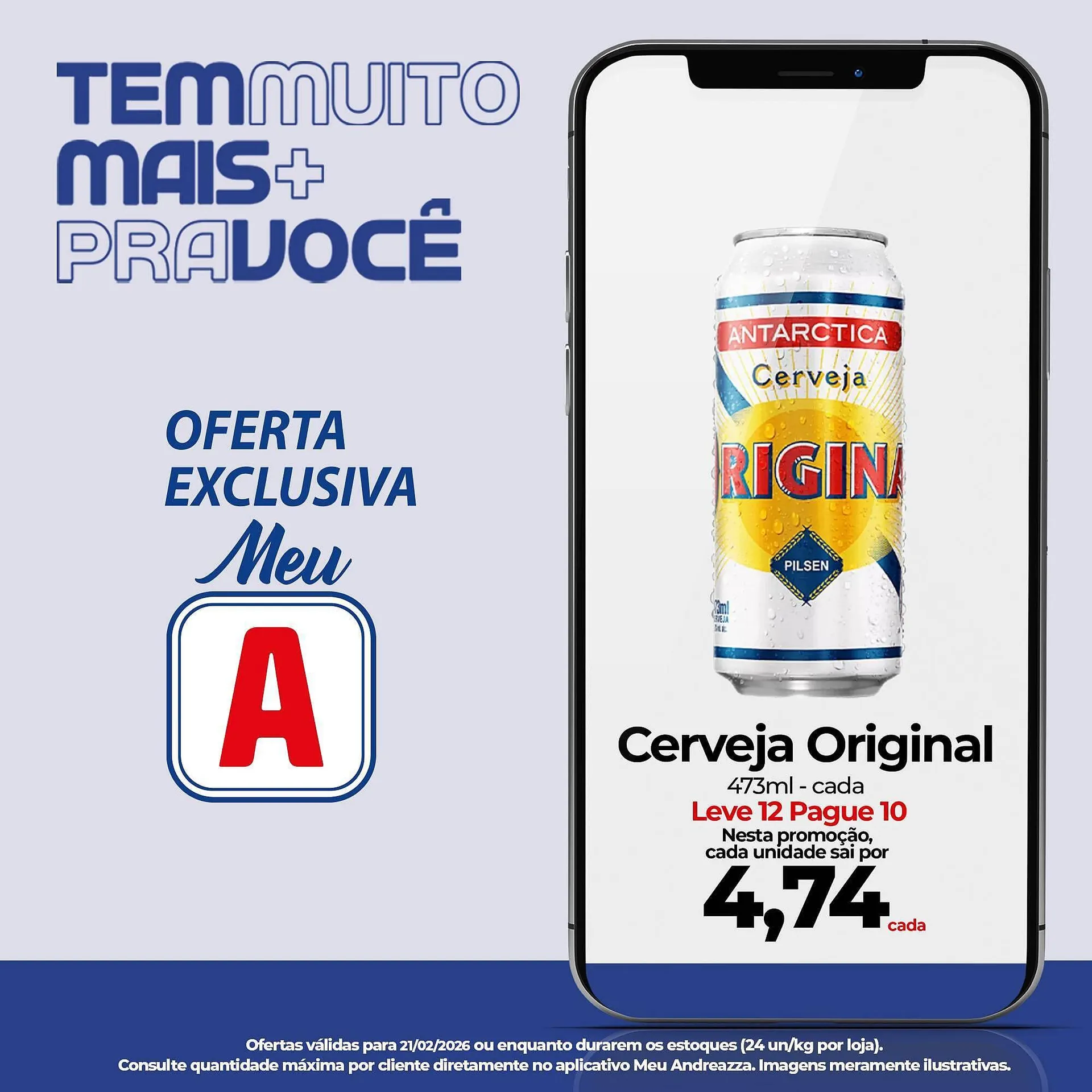 Encarte de Catálogo Supermercados Andreazza 21 de fevereiro até 21 de fevereiro 2026 - Pagina 1