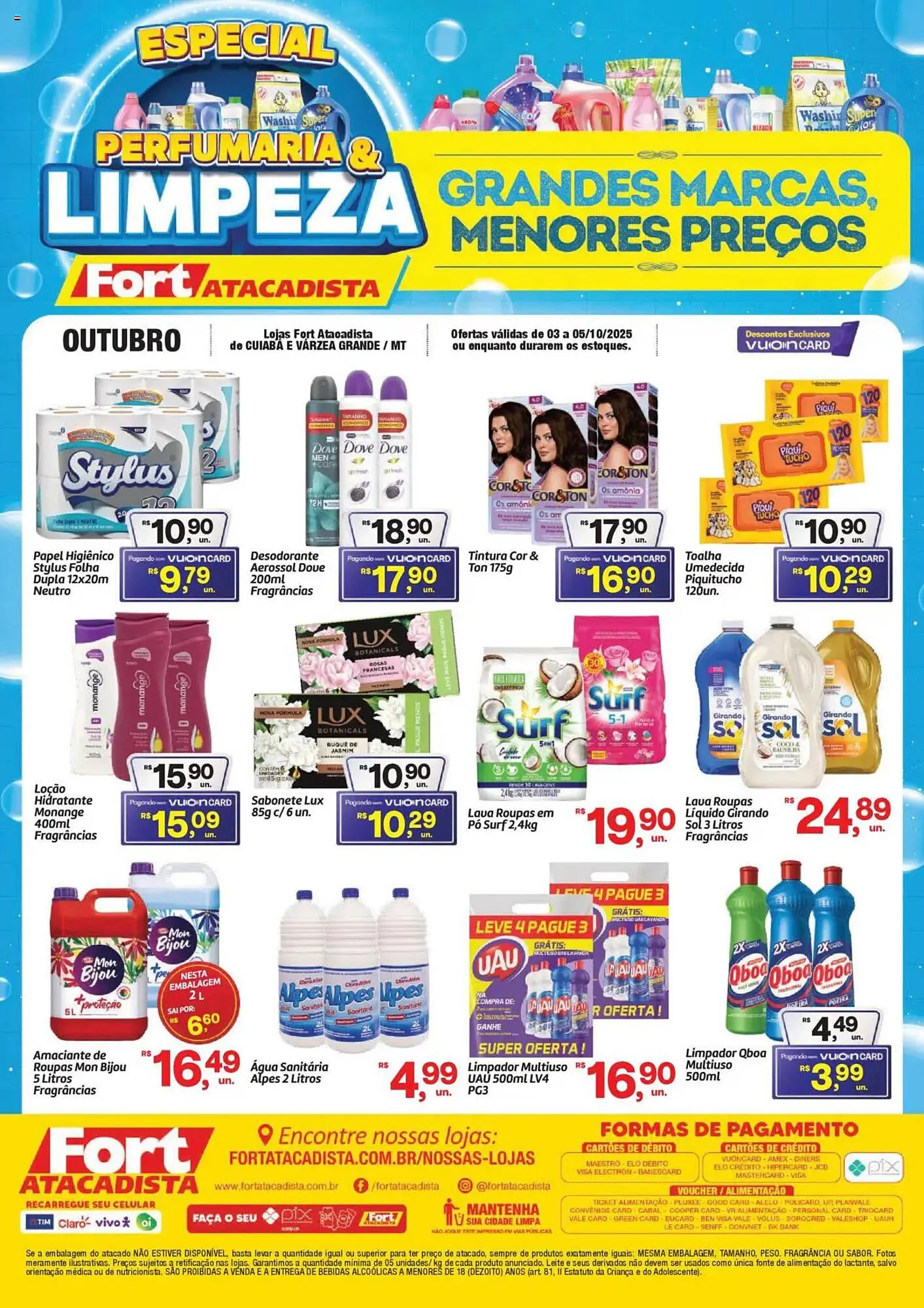 Encarte de Tabloide Fort Atacadista 3 de outubro até 5 de outubro 2025 - Pagina 1