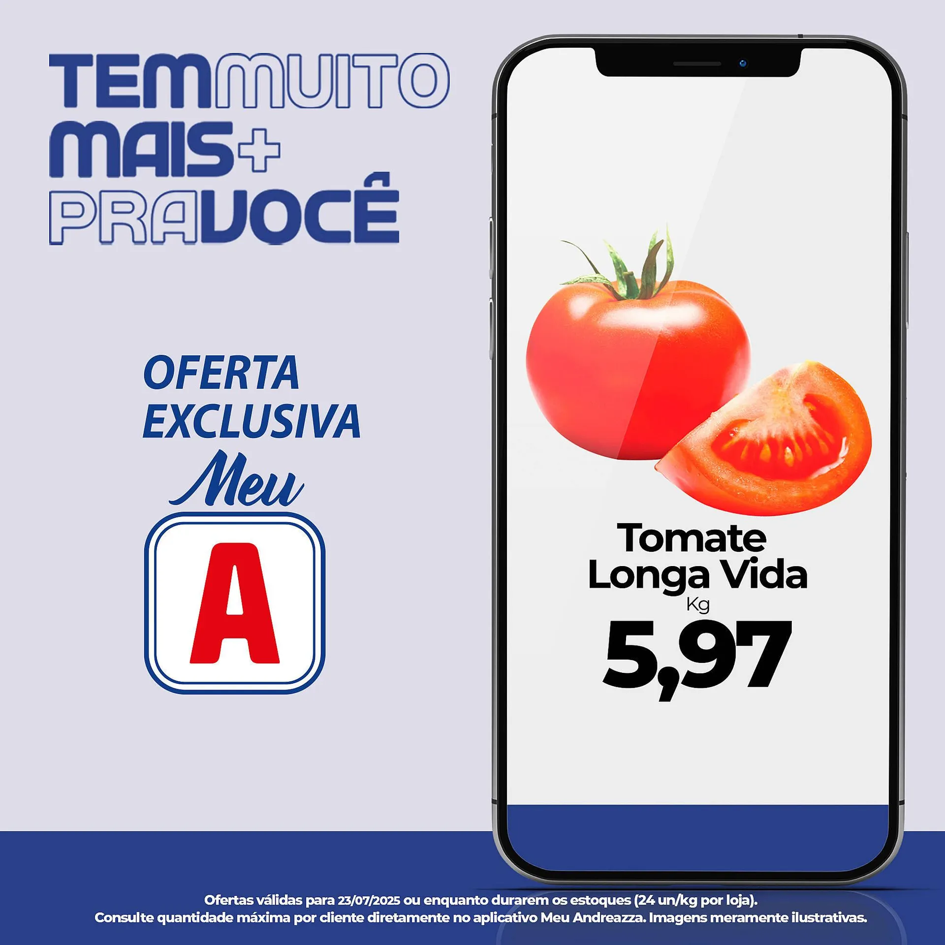 Encarte de Catálogo Supermercados Andreazza 23 de julho até 23 de julho 2025 - Pagina 1