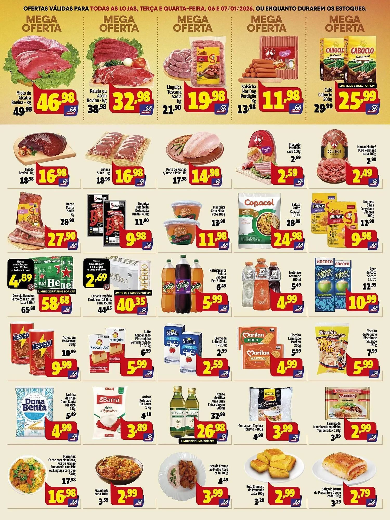 Encarte de Folheto Supermercado Paraná 6 de janeiro até 7 de janeiro 2026 - Pagina 3