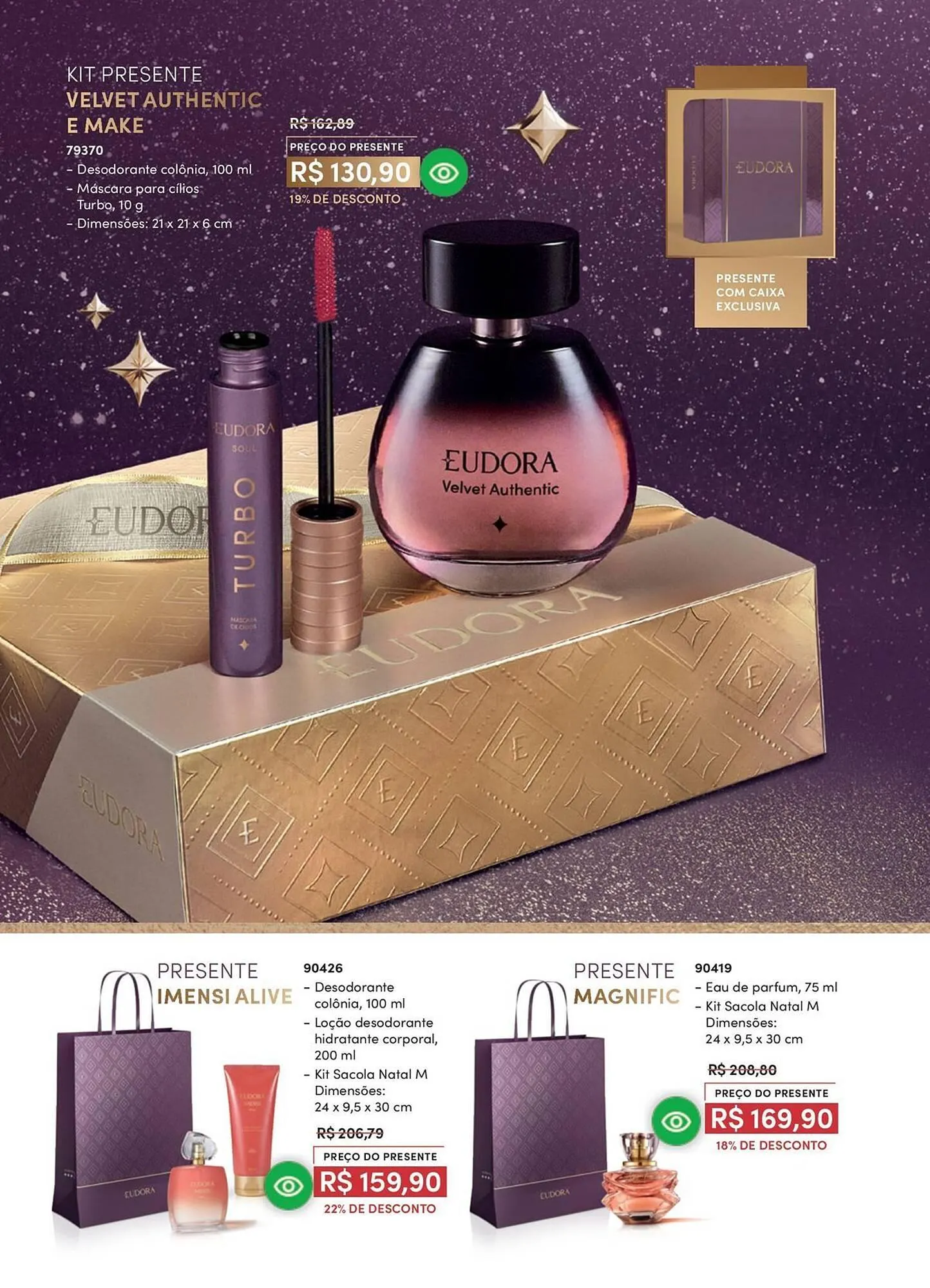 Encarte de Catálogo Eudora 27 de novembro até 27 de dezembro 2025 - Pagina 40