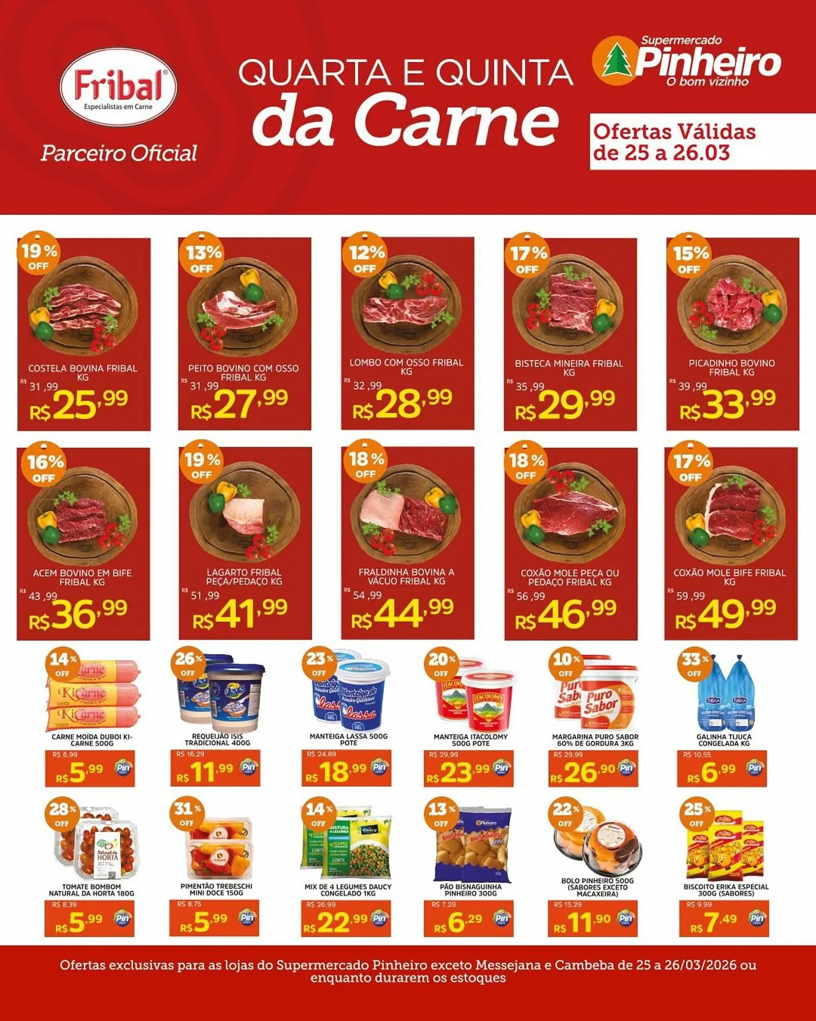 Encarte de Encarte Pinheiro Supermercado 25 de março até 26 de março 2026 - Pagina 2