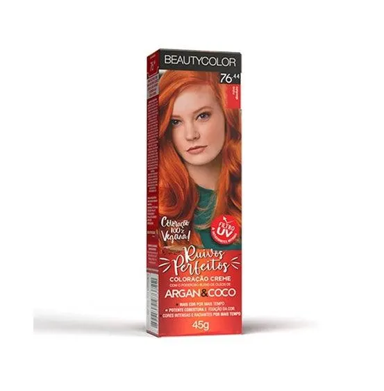 Tintura Beauty Color 76.44 Ruivo Absoluto