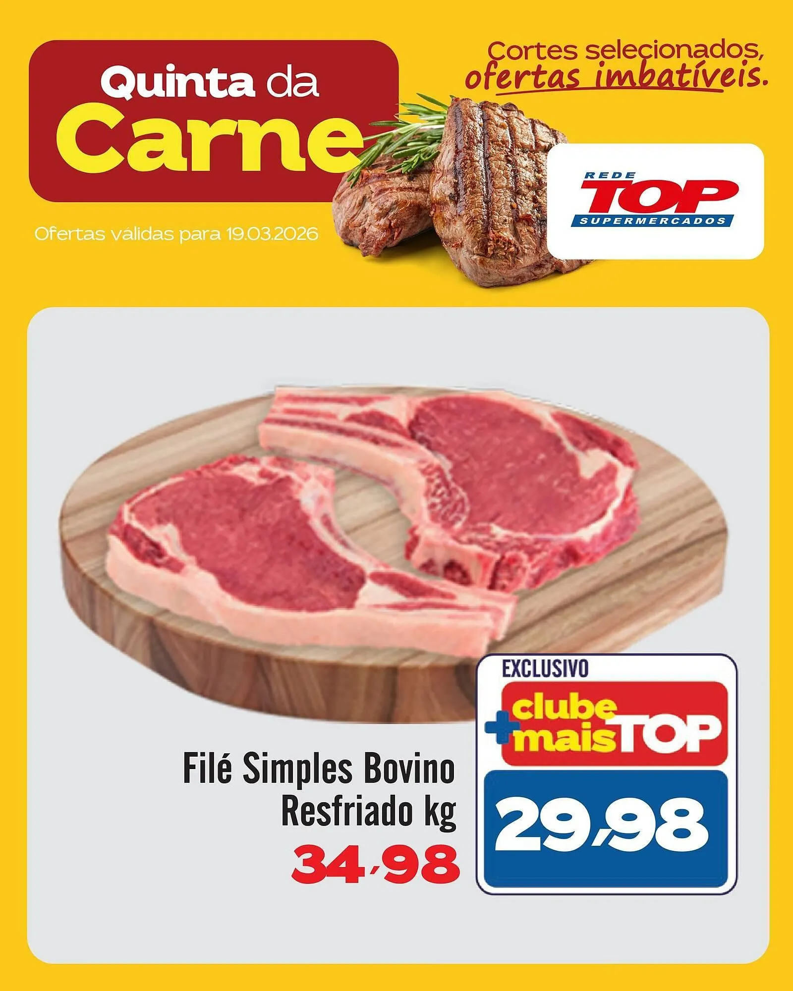 Encarte de Encarte Rede Top 19 de março até 19 de março 2026 - Pagina 1