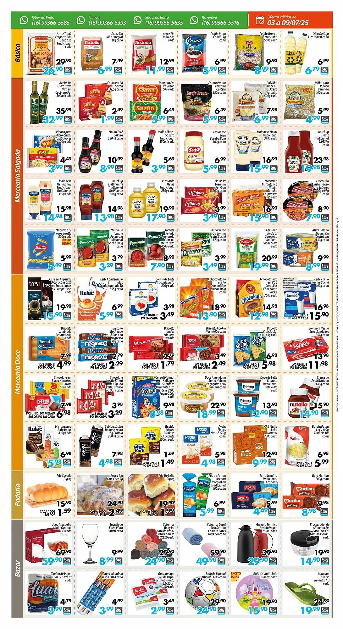 Encarte de Catálogo Supermercados Big Compra 3 de julho até 6 de julho 2025 - Pagina 2