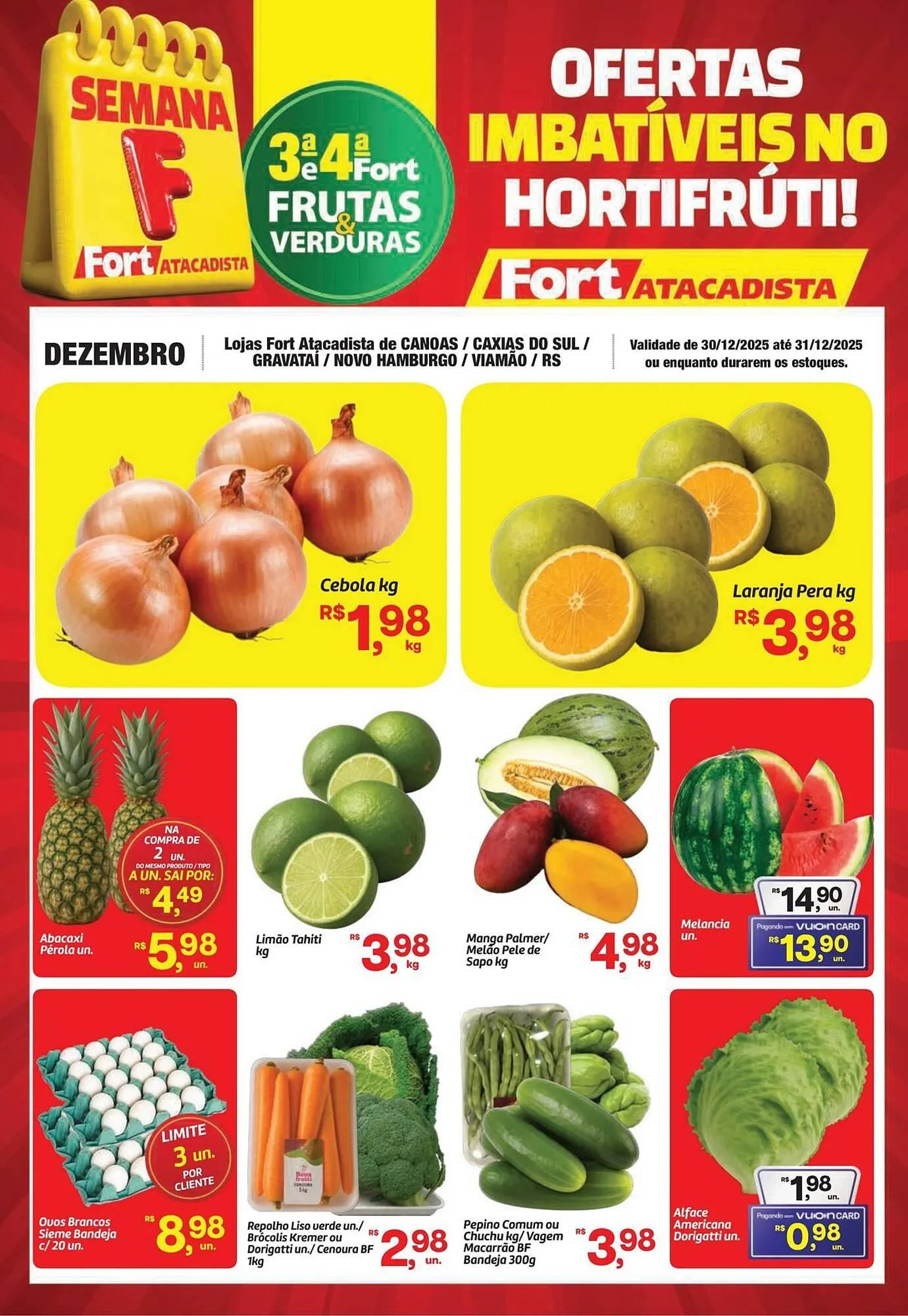Encarte de Tabloide Fort Atacadista 30 de dezembro até 31 de dezembro 2025 - Pagina 1