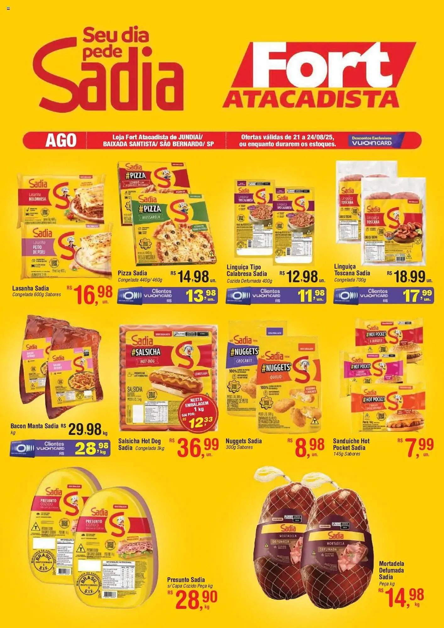 Encarte de Catálogo Fort Atacadista 21 de agosto até 24 de agosto 2025 - Pagina 1