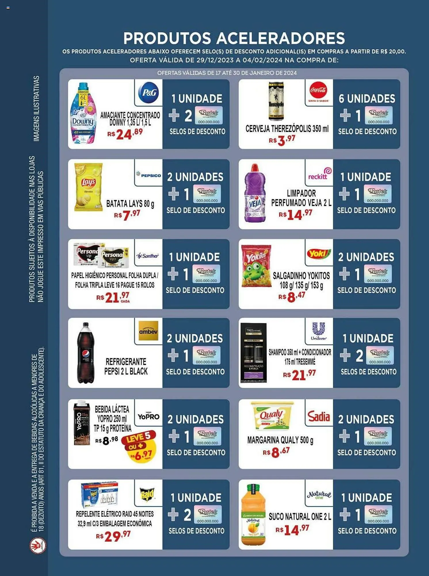 Encarte de Catálogo Bistek Supermercados 17 de janeiro até 4 de fevereiro 2024 - Pagina 2