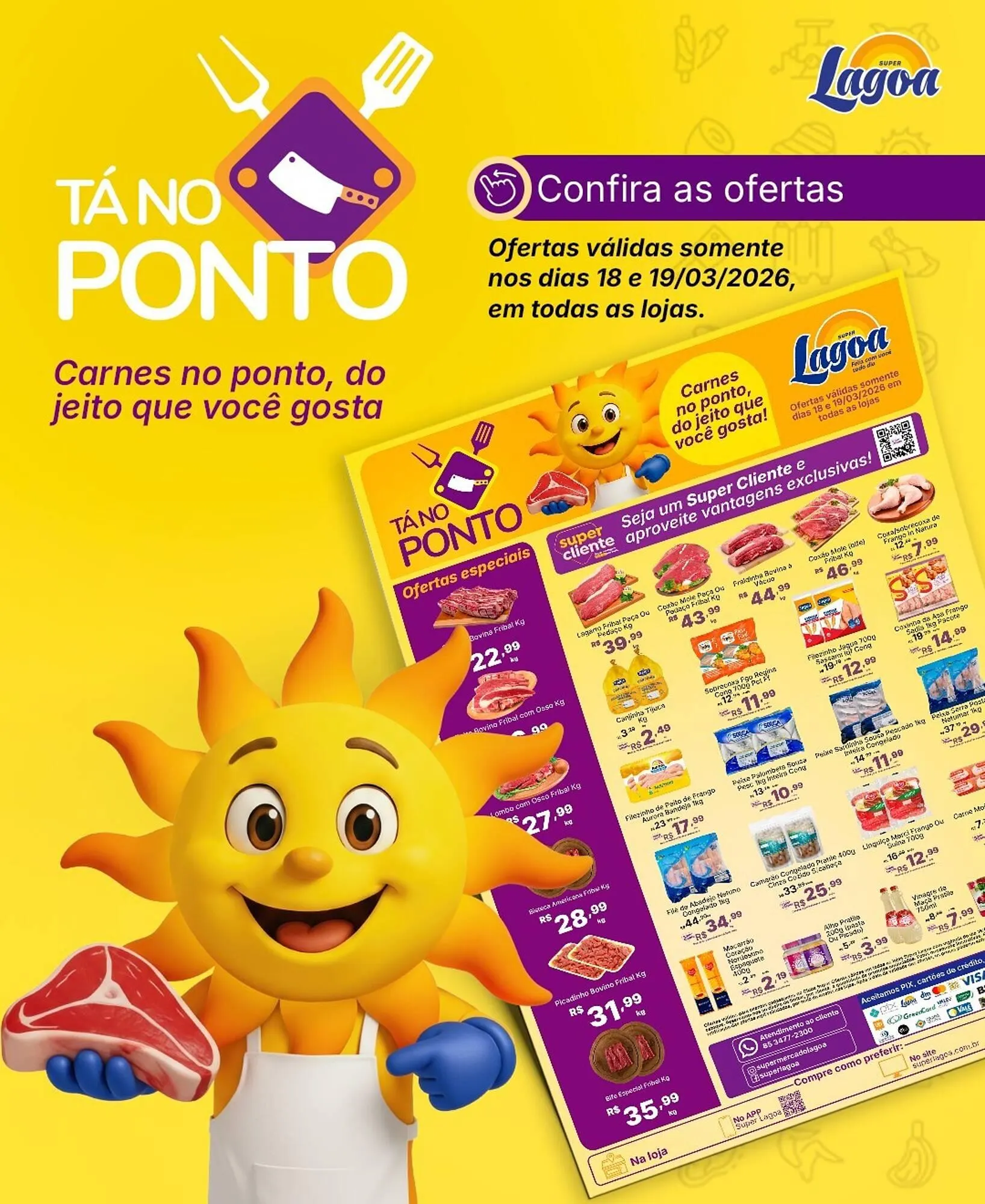 Encarte de Encarte Super Lagoa 18 de março até 19 de março 2026 - Pagina 1