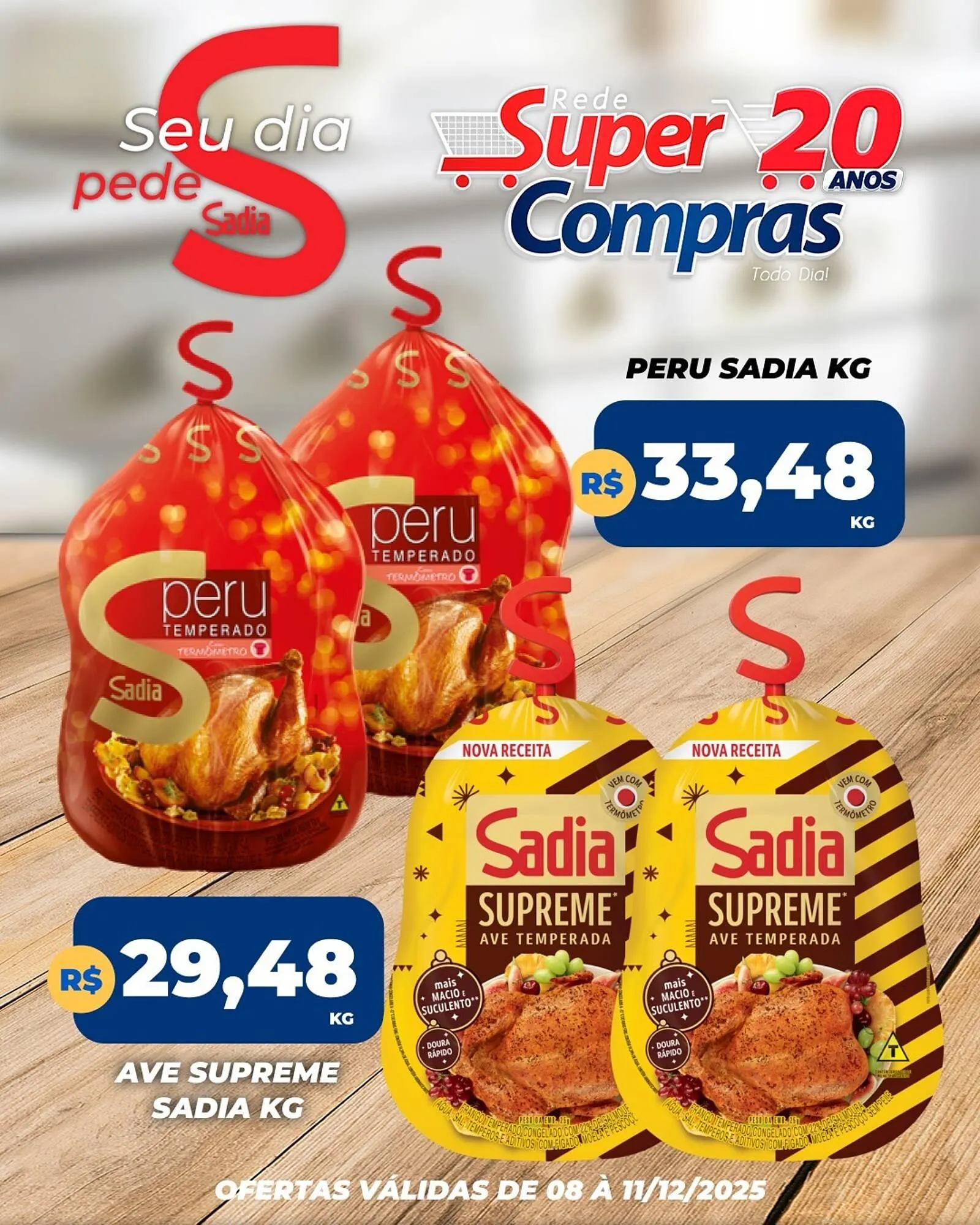 Encarte de Encarte Rede Super Compras 9 de dezembro até 11 de dezembro 2025 - Pagina 1