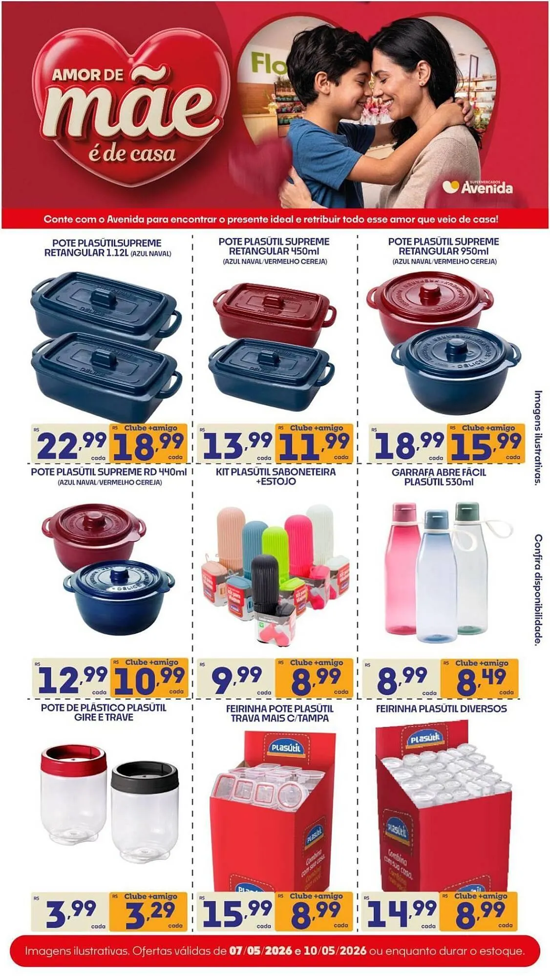 Encarte de Catálogo Supermercados Avenida 7 de maio até 10 de maio 2026 - Pagina 1