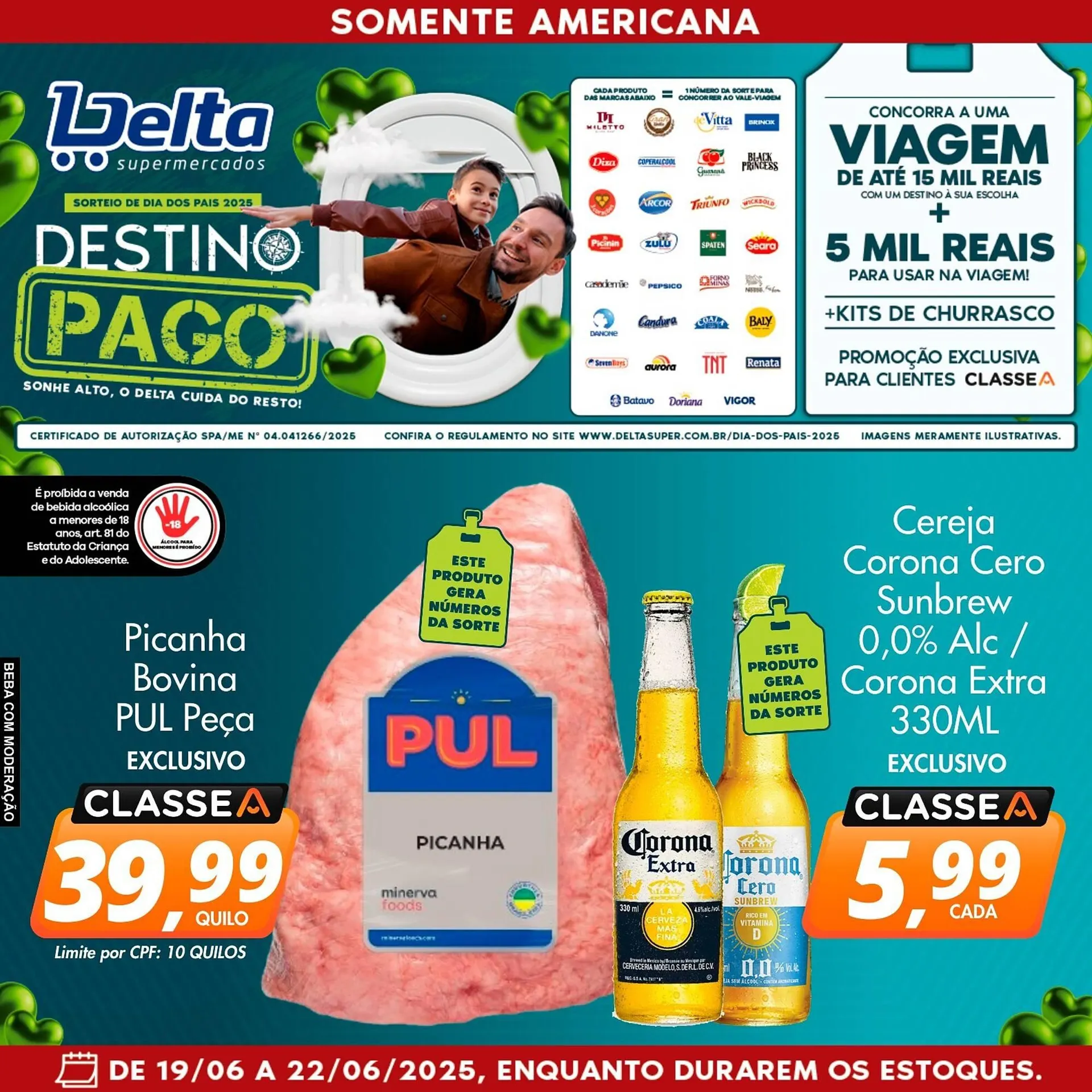 Encarte de Catálogo Delta Supermercados 19 de junho até 22 de junho 2025 - Pagina 2