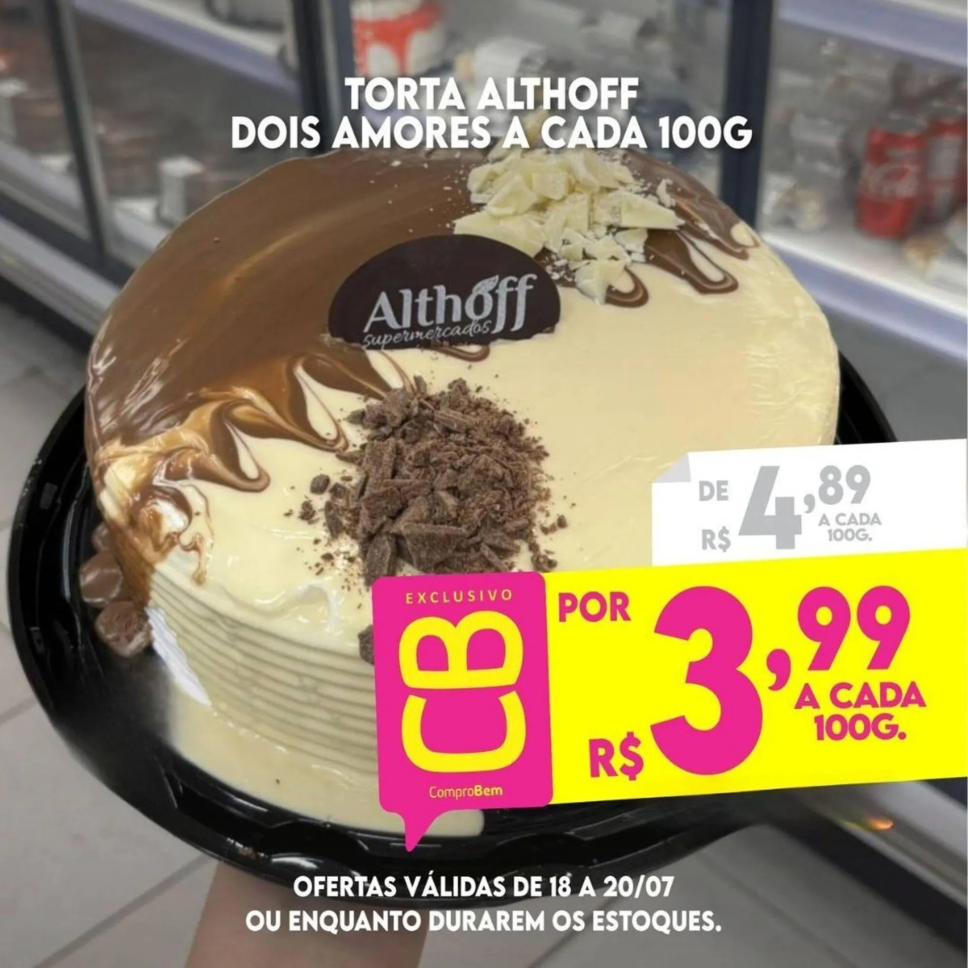 Encarte de Catálogo Althoff Supermercados 18 de julho até 20 de julho 2025 - Pagina 1