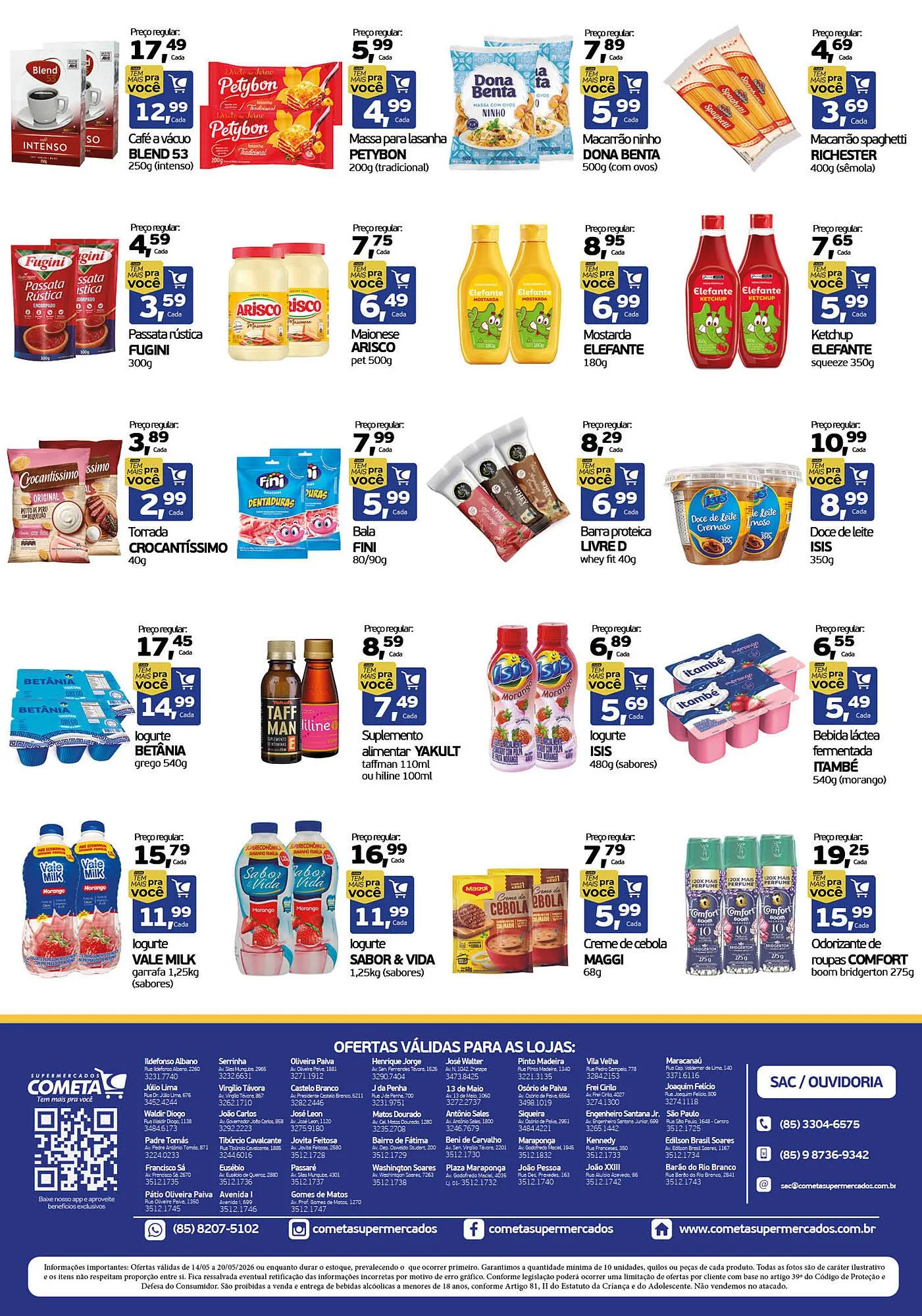 Encarte de Encarte Cometa Supermercados 14 de maio até 20 de maio 2026 - Pagina 2
