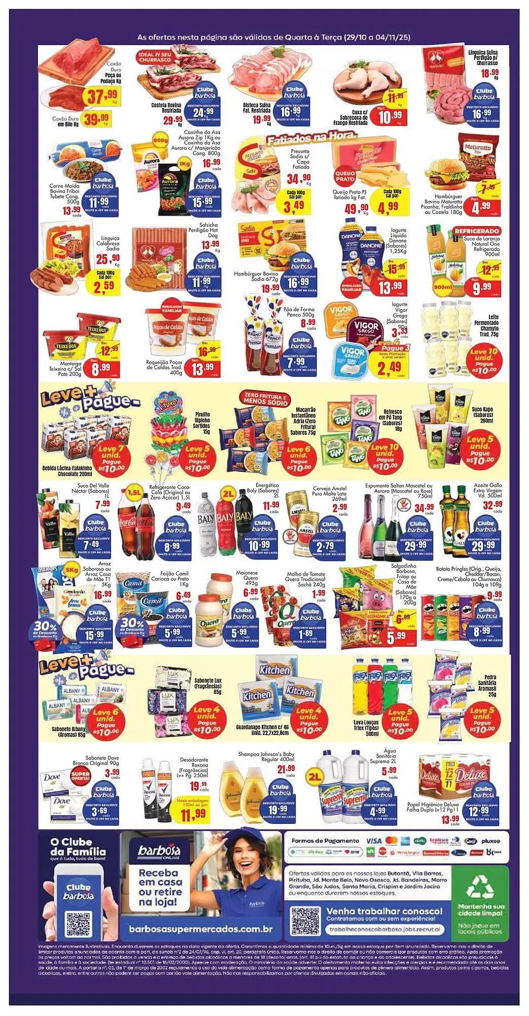 Encarte de Tabloide Barbosa Supermercados 31 de outubro até 4 de novembro 2025 - Pagina 2