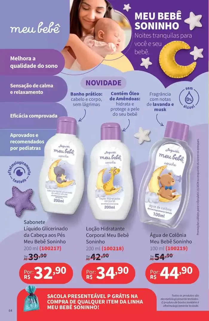 Encarte de Natal Jequiti 1 de novembro até 30 de novembro 2024 - Pagina 64