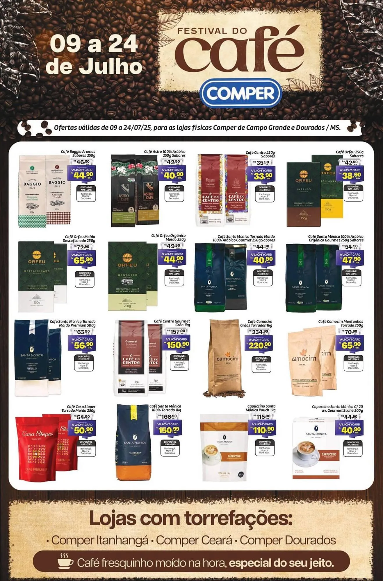 Encarte de Catálogo Comper 9 de julho até 24 de julho 2025 - Pagina 1