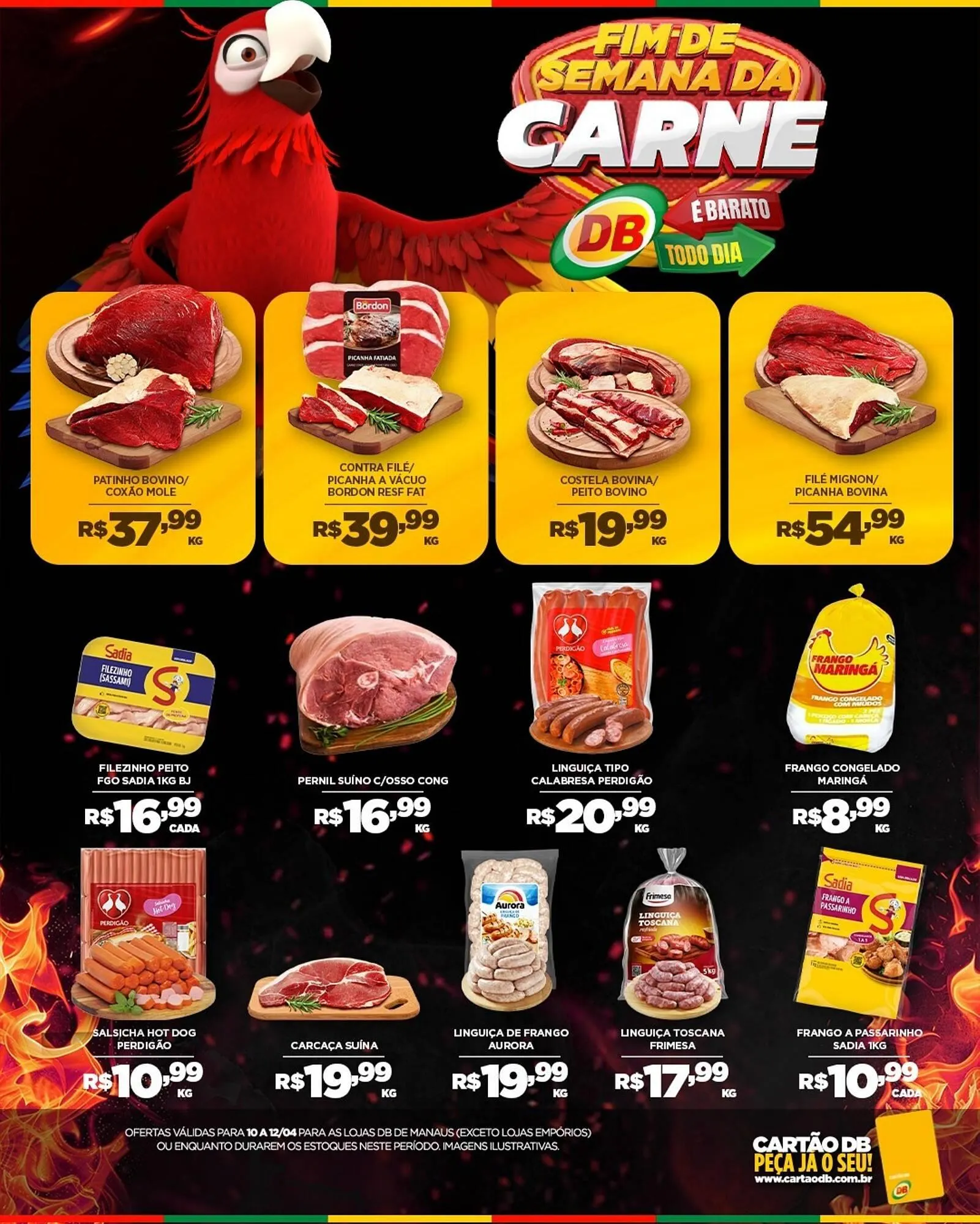 Encarte de Catálogo DB Supermercados 10 de abril até 12 de abril 2026 - Pagina 1