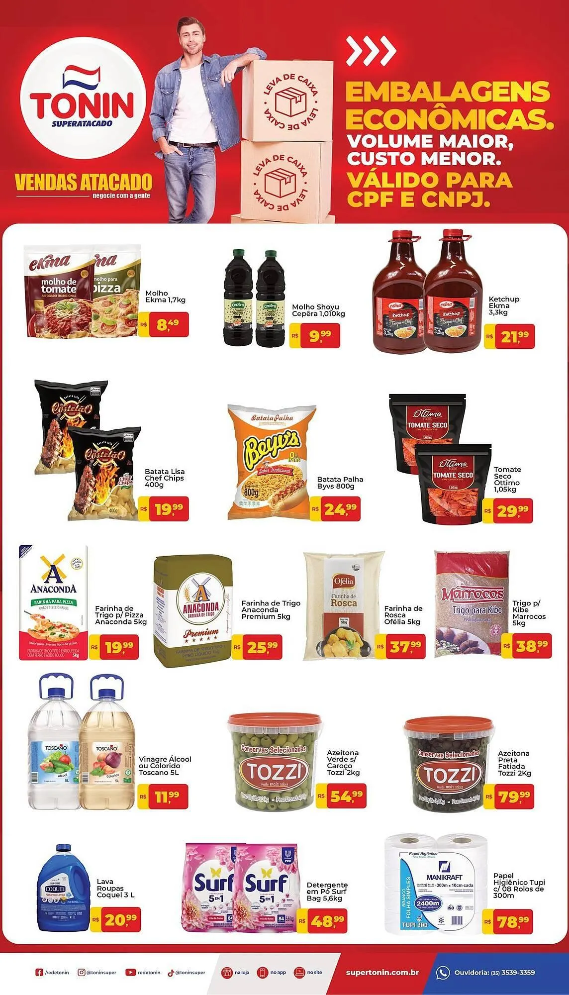 Encarte de Catálogo Tonin Superatacado 30 de março até 3 de abril 2026 - Pagina 1