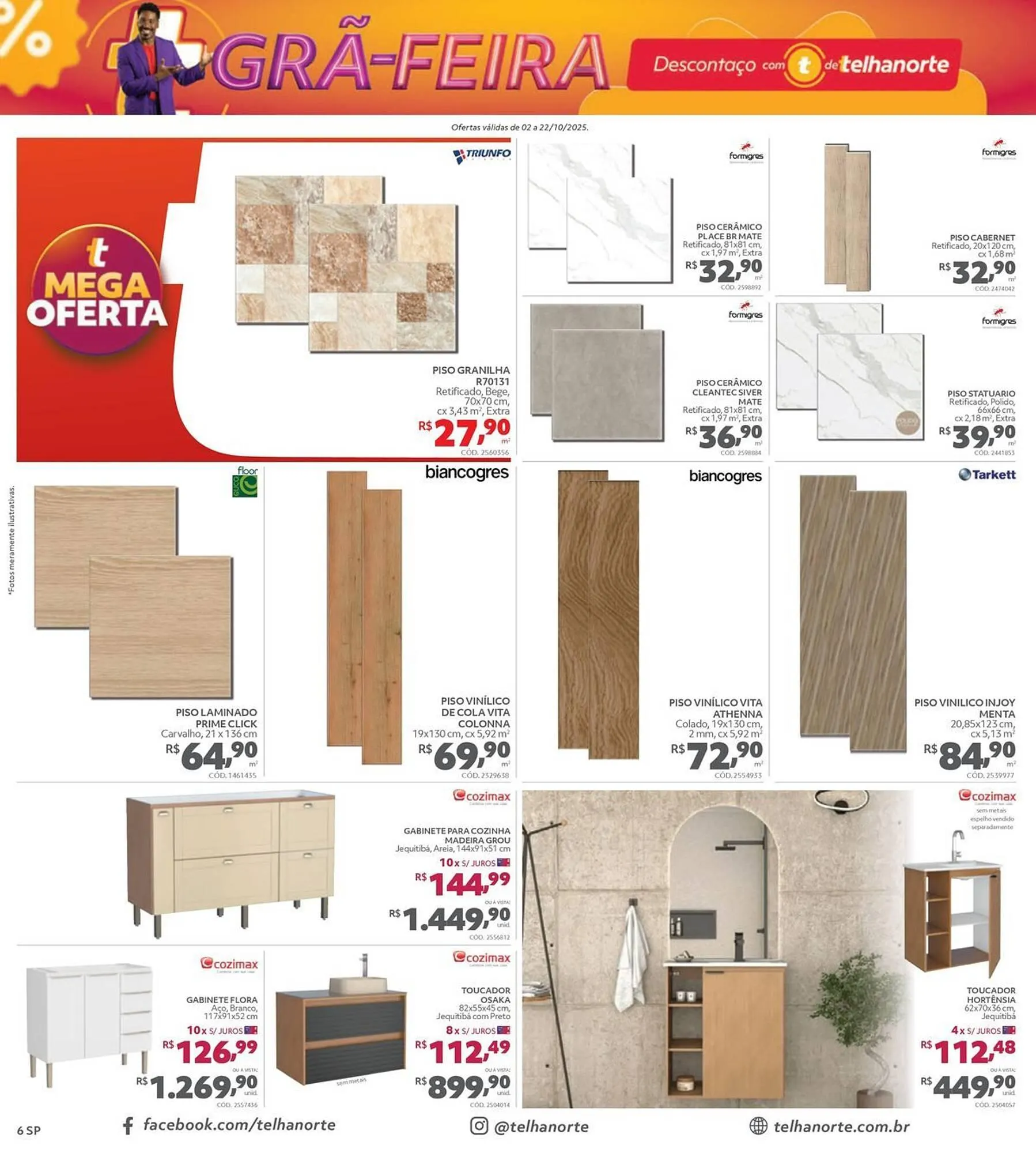 Encarte de Catálogo Telhanorte 2 de outubro até 22 de outubro 2025 - Pagina 6