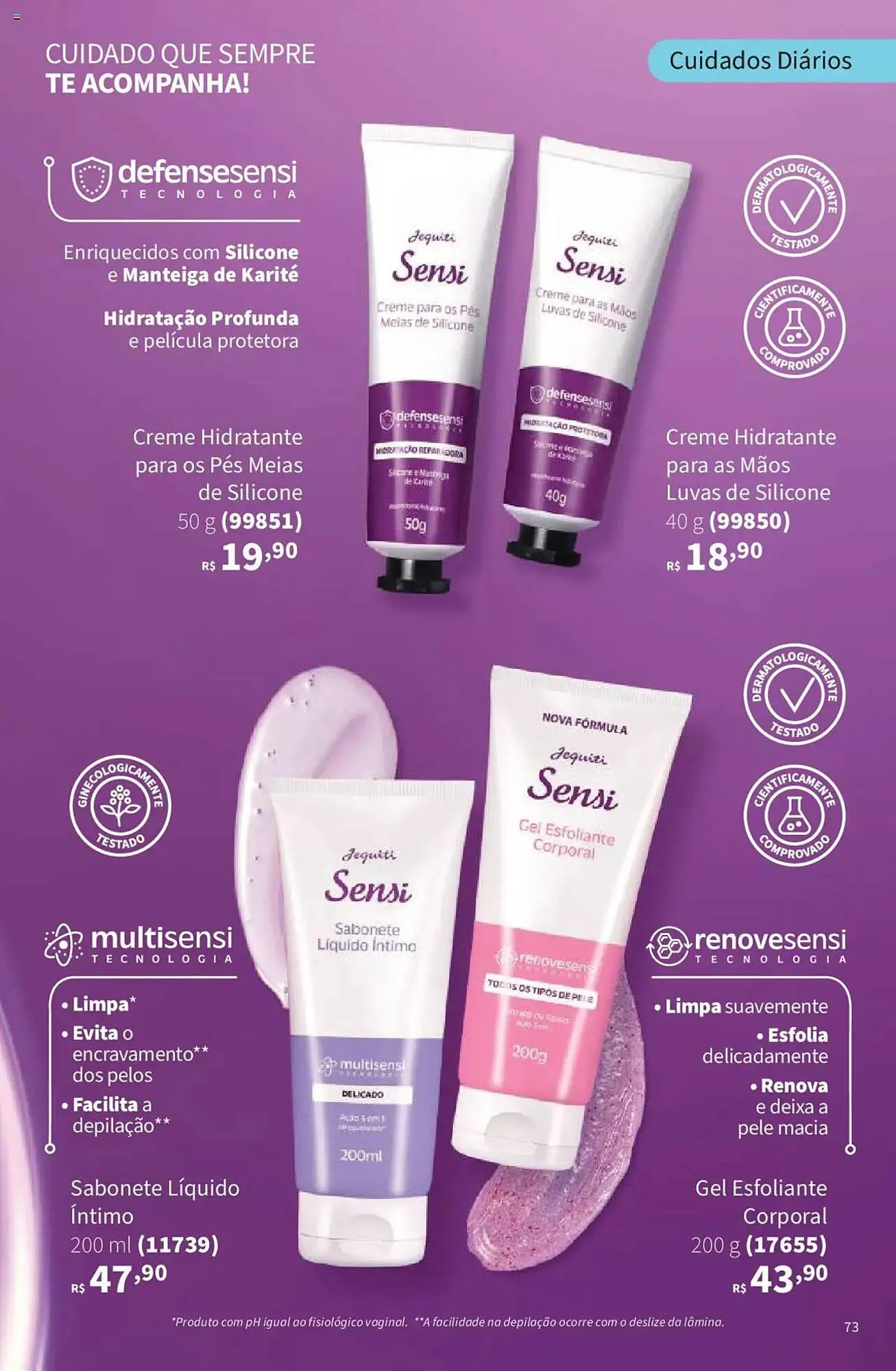 Encarte de Catálogo Jequiti 19 de junho até 17 de julho 2025 - Pagina 73