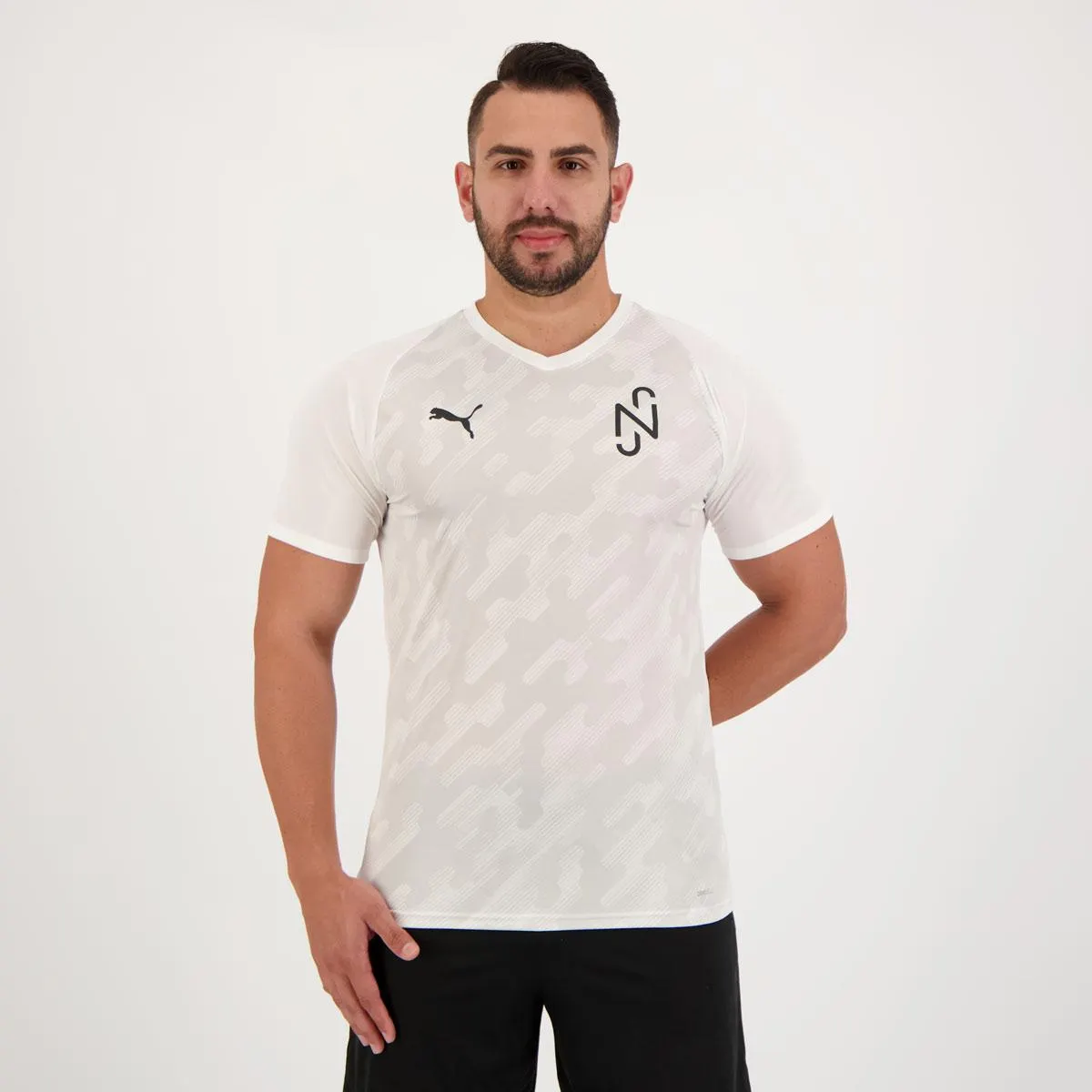 Camisa Puma Neymar NJR Teamliga Core AOP Branca
