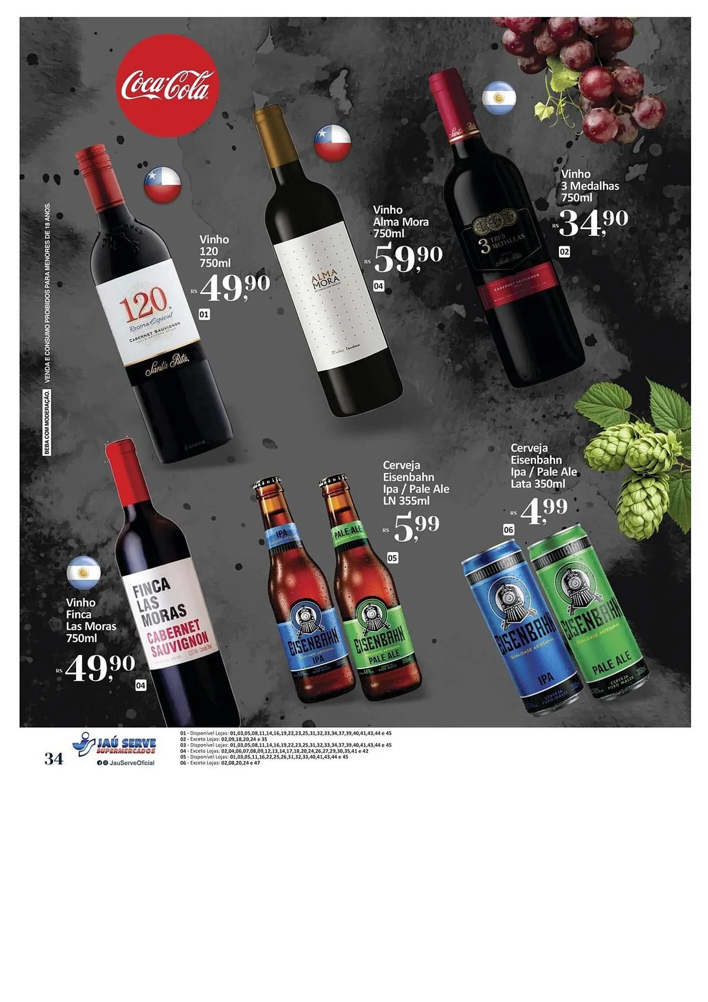 Encarte de Catálogo Supermercados Jau Serve 15 de julho até 29 de julho 2025 - Pagina 34