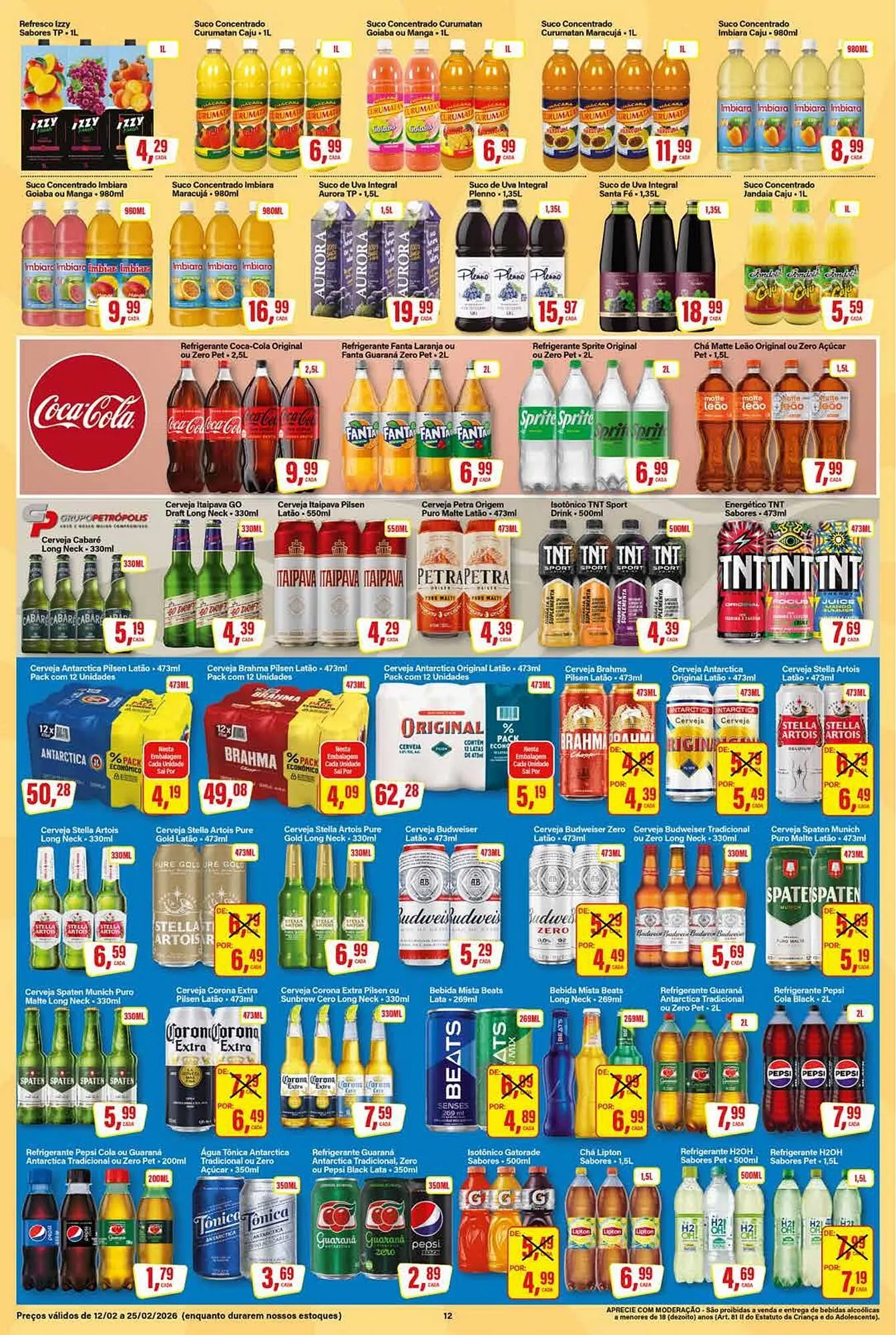 Encarte de Encarte Rede Supermarket 12 de fevereiro até 25 de fevereiro 2026 - Pagina 12