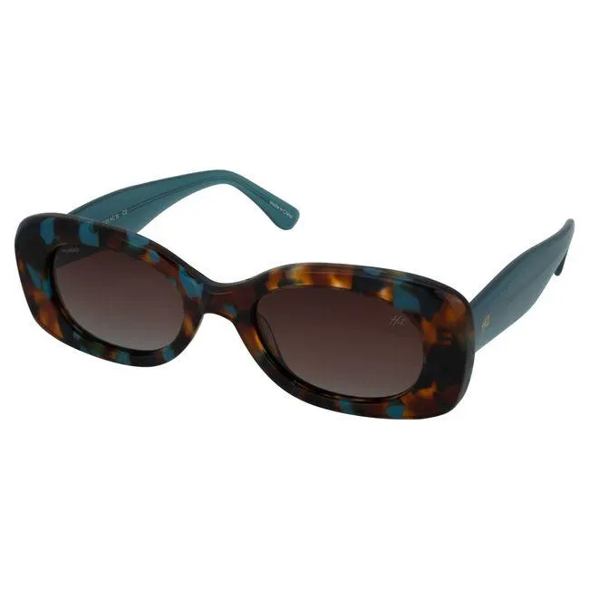 Óculos de sol Hit, modelo 1 4105, cor Azul Marmorizado, tamanho 52