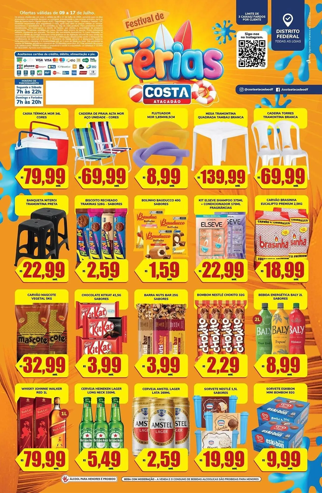Encarte de Catálogo Costa Atacadão 10 de julho até 17 de julho 2025 - Pagina 1