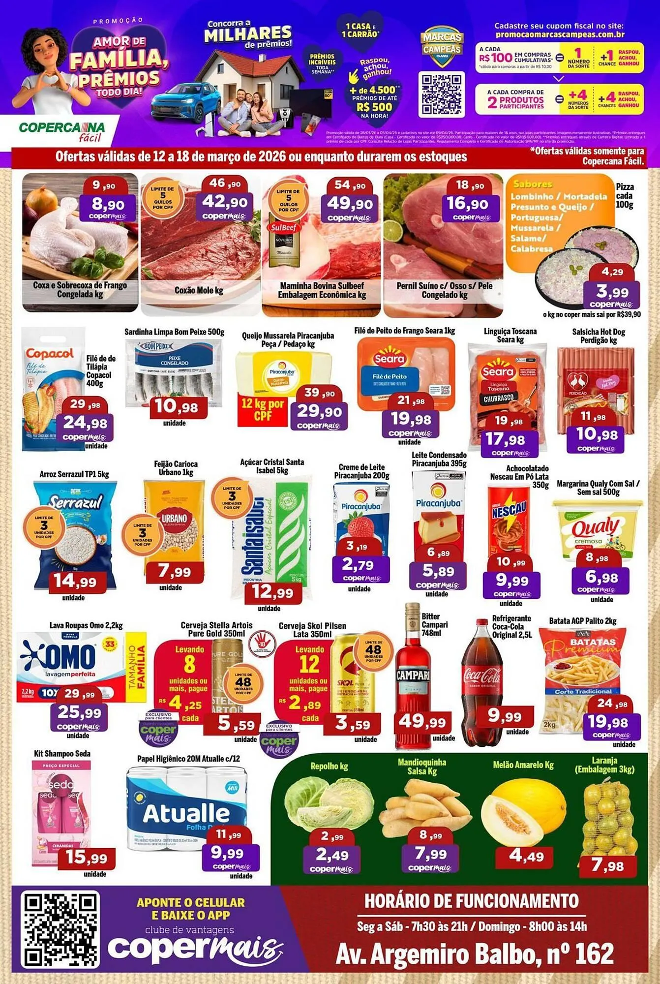 Encarte de Tabloide Copercana 12 de março até 18 de março 2026 - Pagina 1