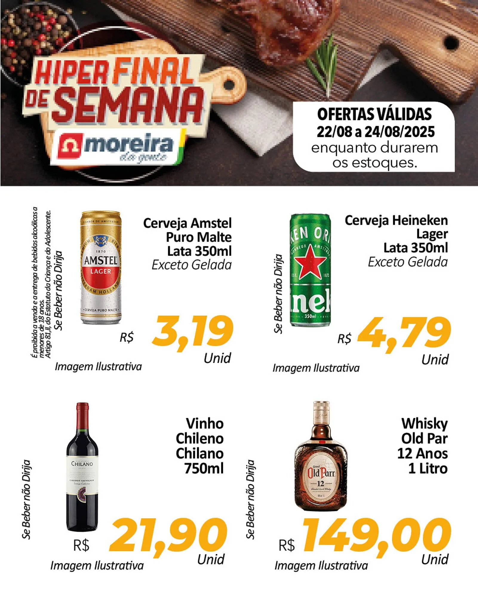 Encarte de Catálogo Hiper Moreira 22 de agosto até 24 de agosto 2025 - Pagina 5