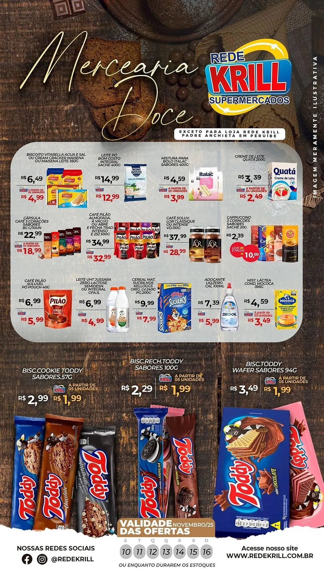Encarte de Folheto Rede Krill 10 de novembro até 16 de novembro 2025 - Pagina 1