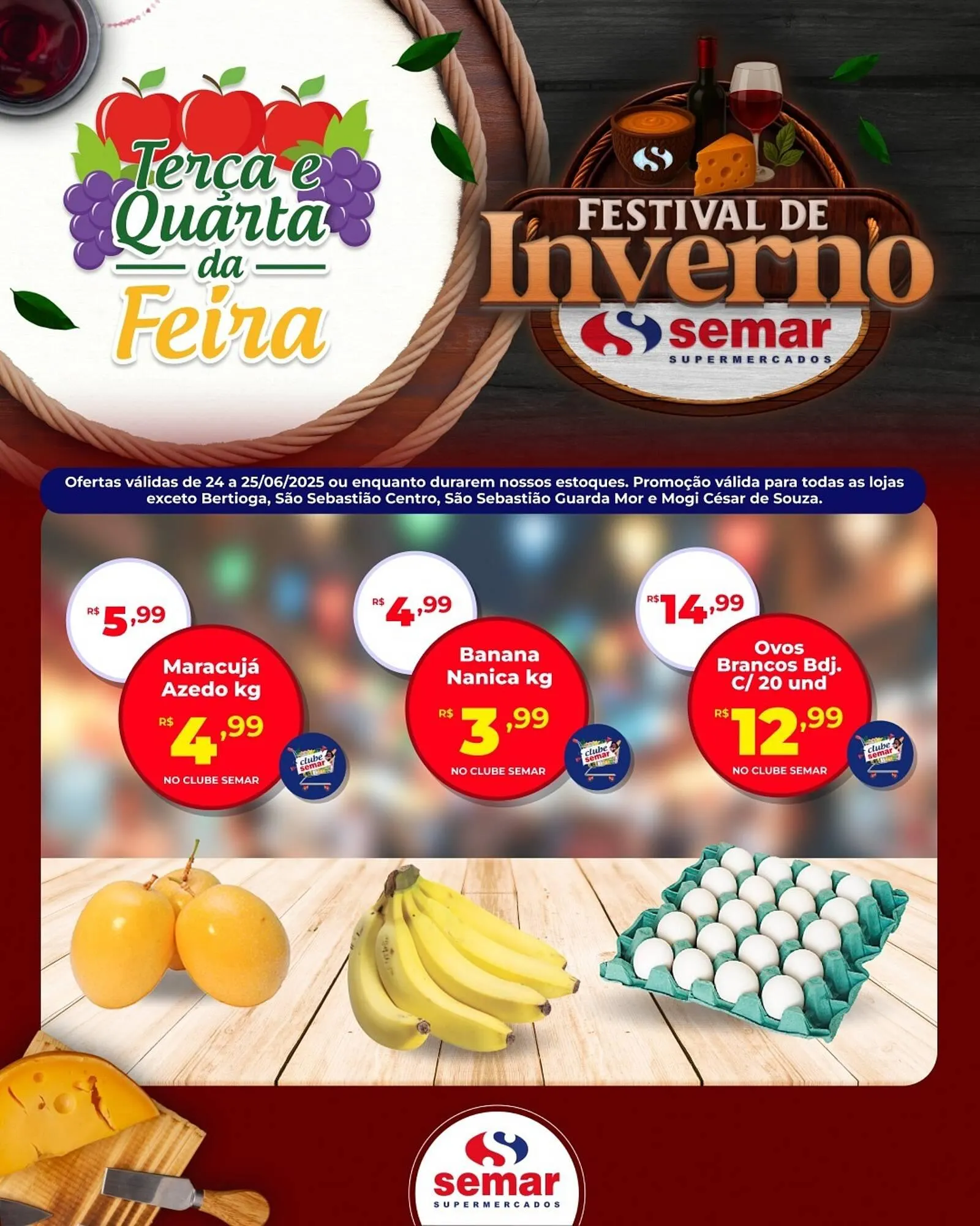 Encarte de Catálogo Semar Supermercado 23 de junho até 25 de junho 2025 - Pagina 3