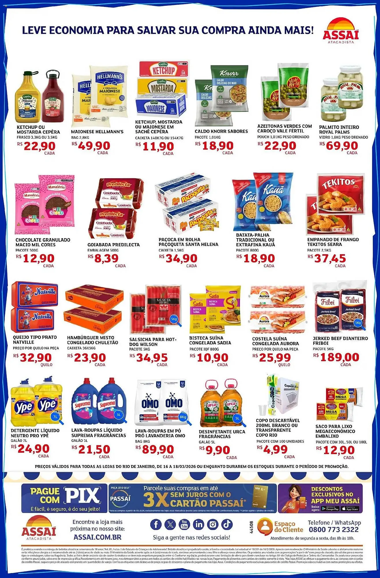 Encarte de Encarte Assaí Atacadista 16 de março até 18 de março 2026 - Pagina 2