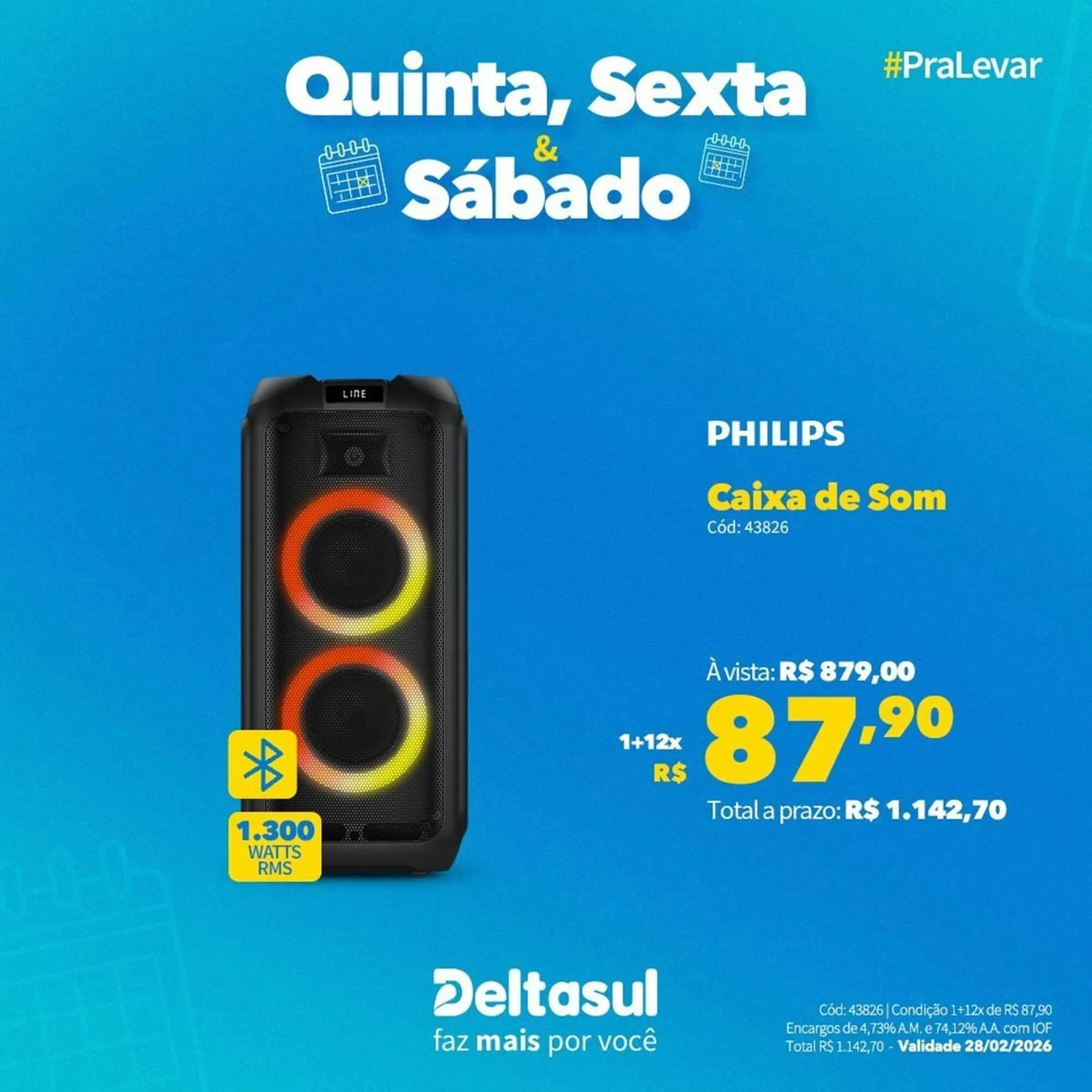 Encarte de Folheto Deltasul 27 de fevereiro até 28 de fevereiro 2026 - Pagina 1