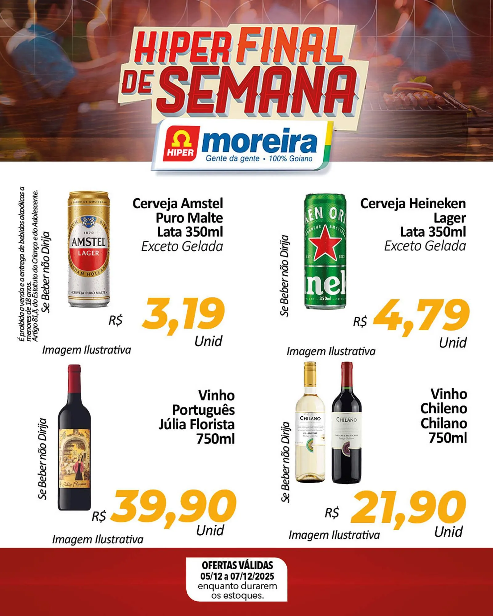 Encarte de Catálogo Hiper Moreira 5 de dezembro até 7 de dezembro 2025 - Pagina 1