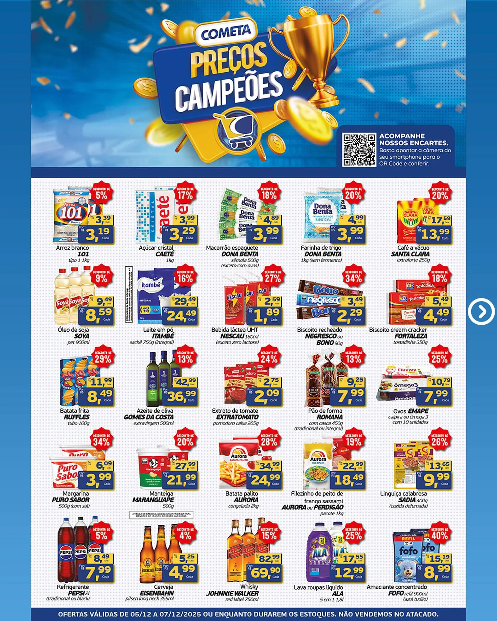Encarte de Encarte Cometa Supermercados 5 de dezembro até 7 de dezembro 2025 - Pagina 2